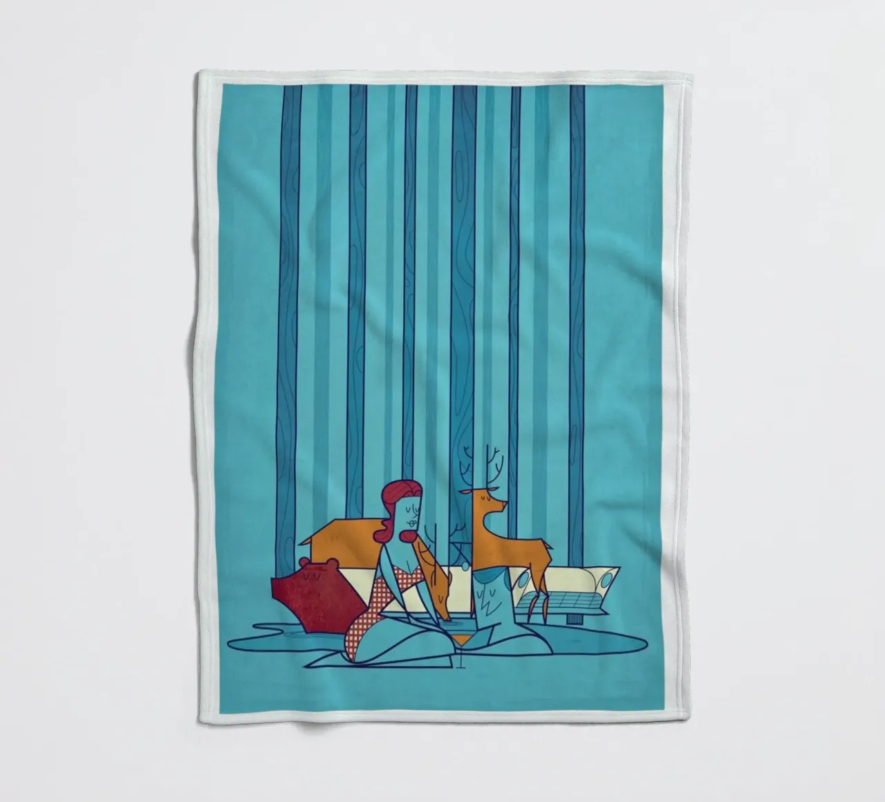 POOL fleecedeken van Ale Giorgini