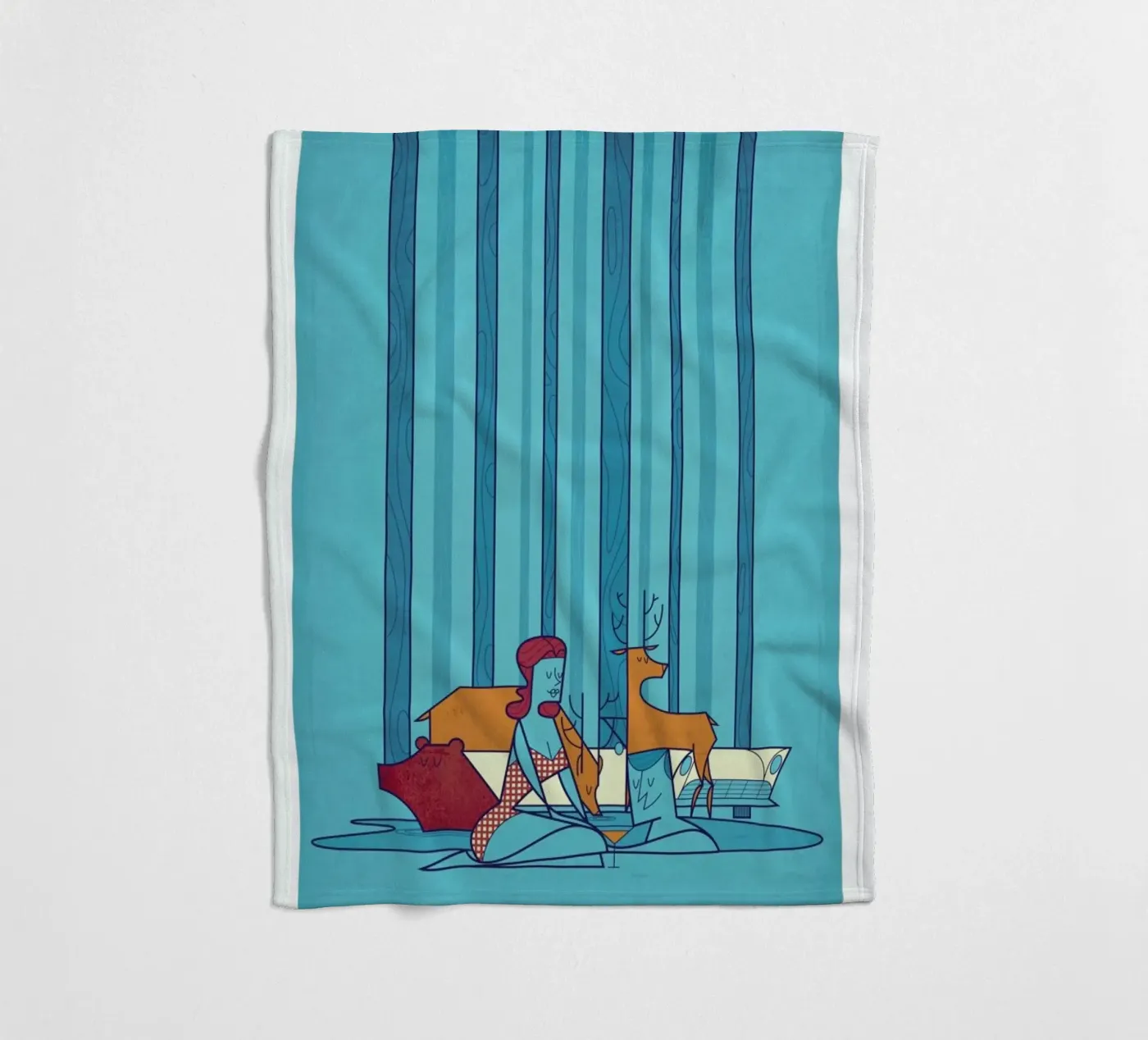 POOL fleecedeken van Ale Giorgini