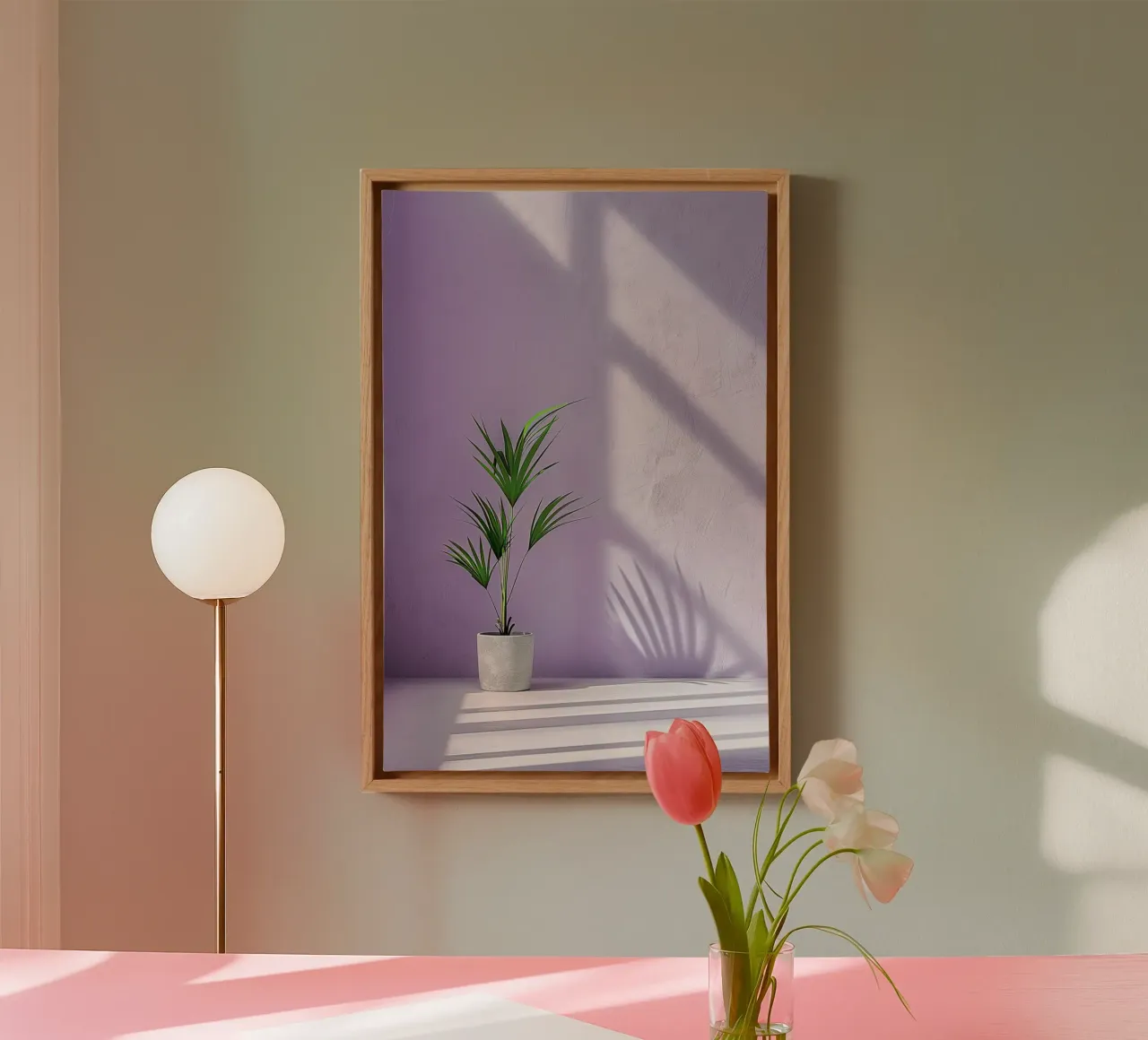 Lavender Light canvas by lieblu