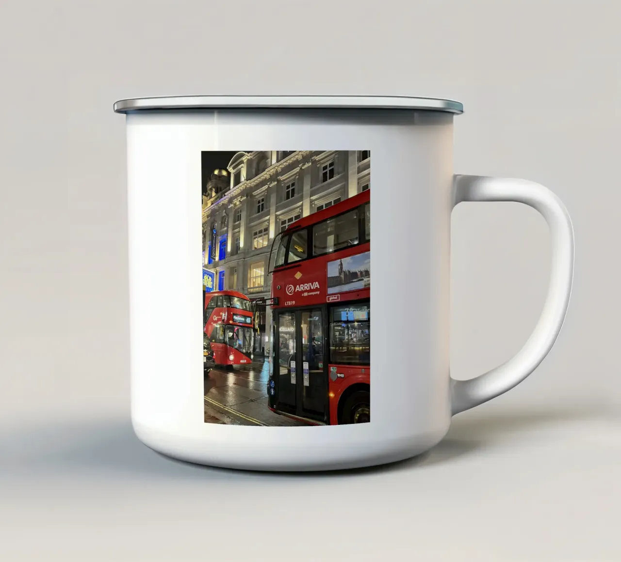 London bus tazza in smalto da Sous le ciel