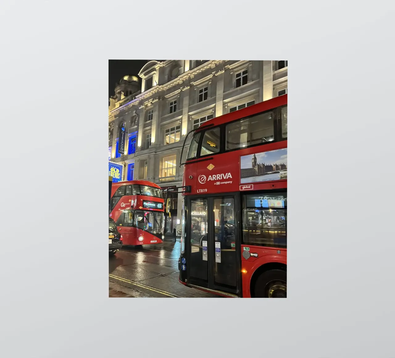 London bus adesivo da Sous le ciel