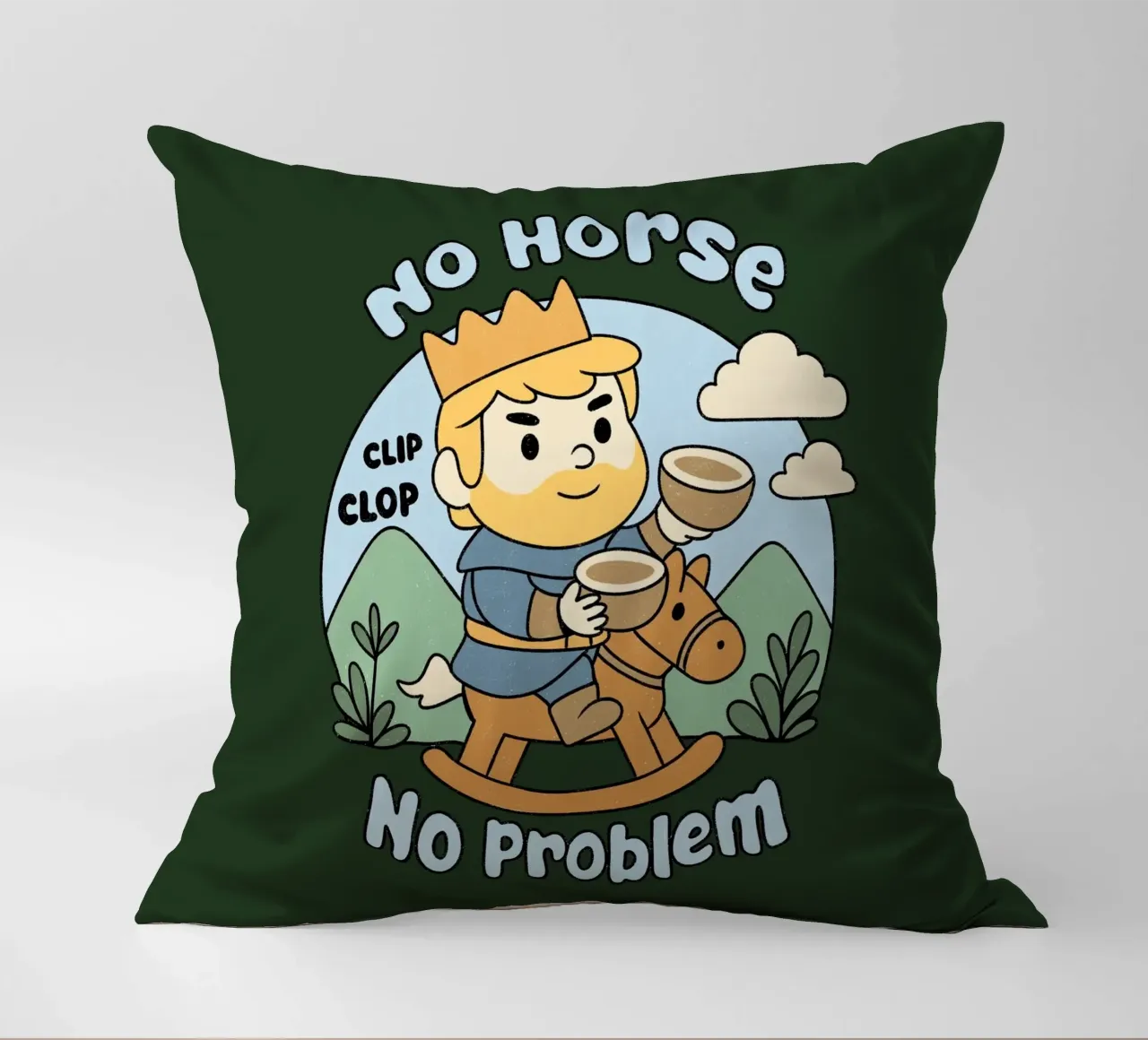 Nessun cavallo, nessun problema cuscino da Loobs