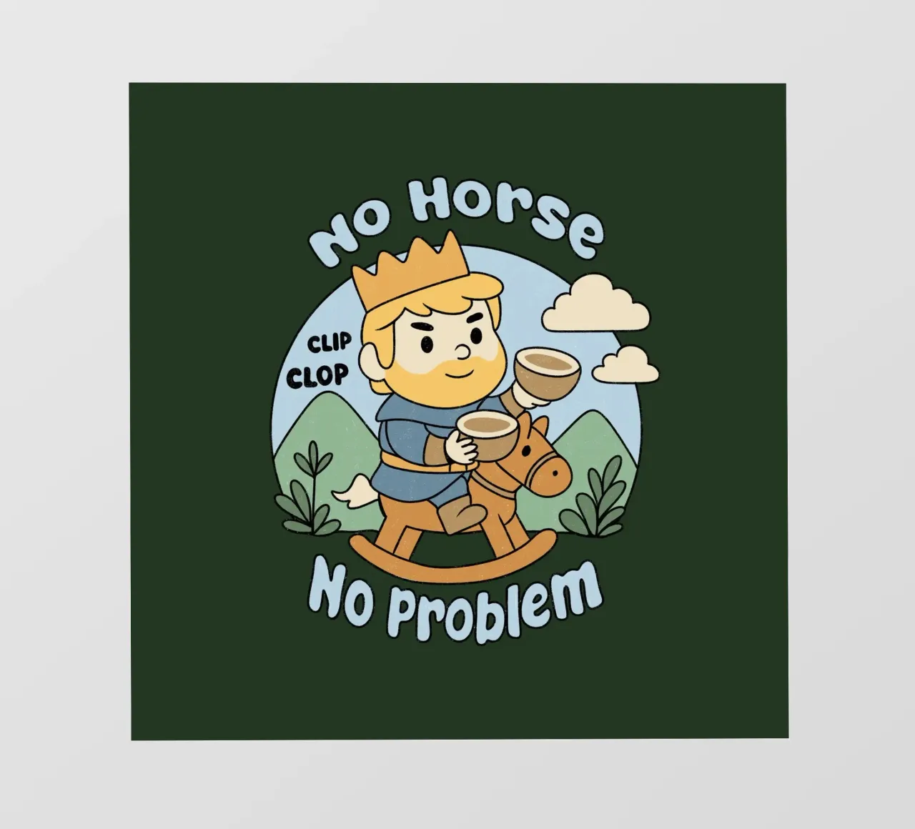 Nessun cavallo, nessun problema telo in pvc da Loobs