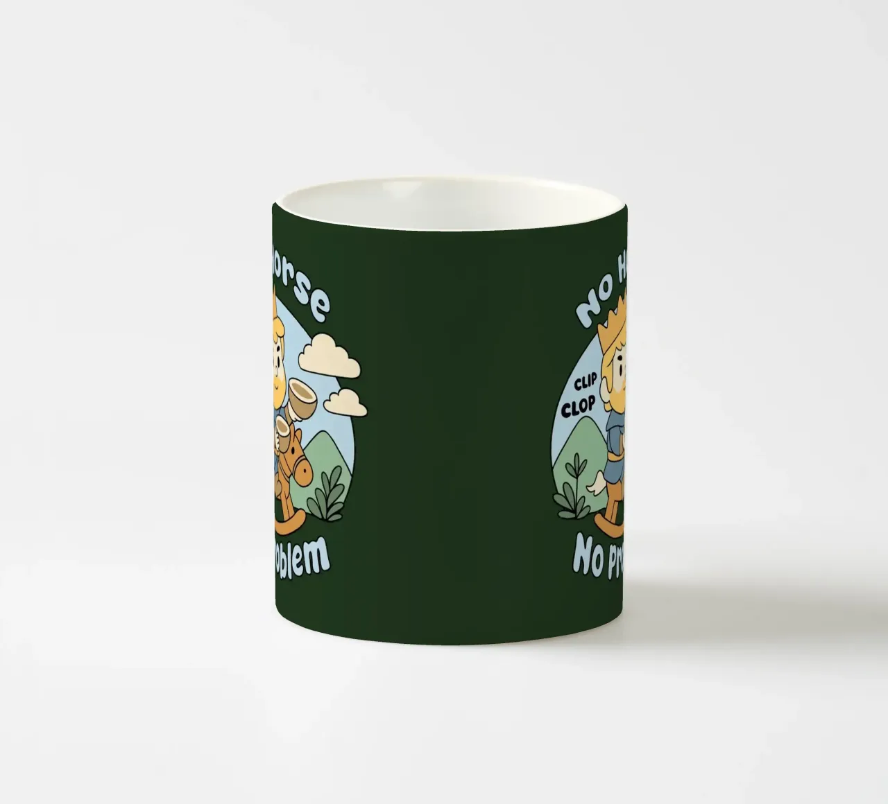 Nessun cavallo, nessun problema tazza in ceramica da Loobs