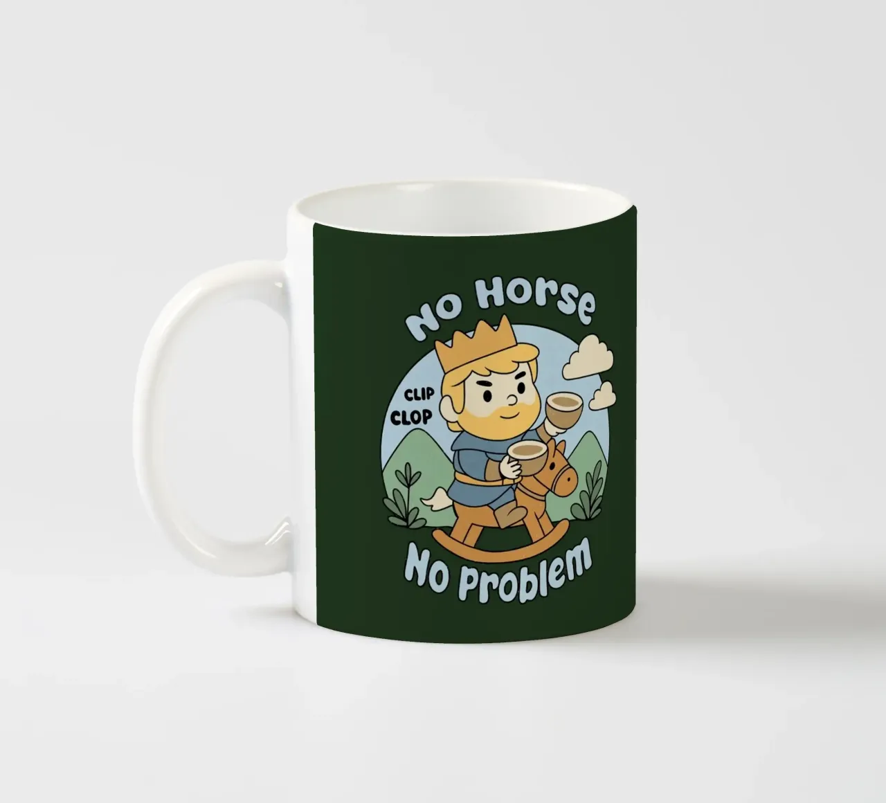 Nessun cavallo, nessun problema tazza in ceramica da Loobs