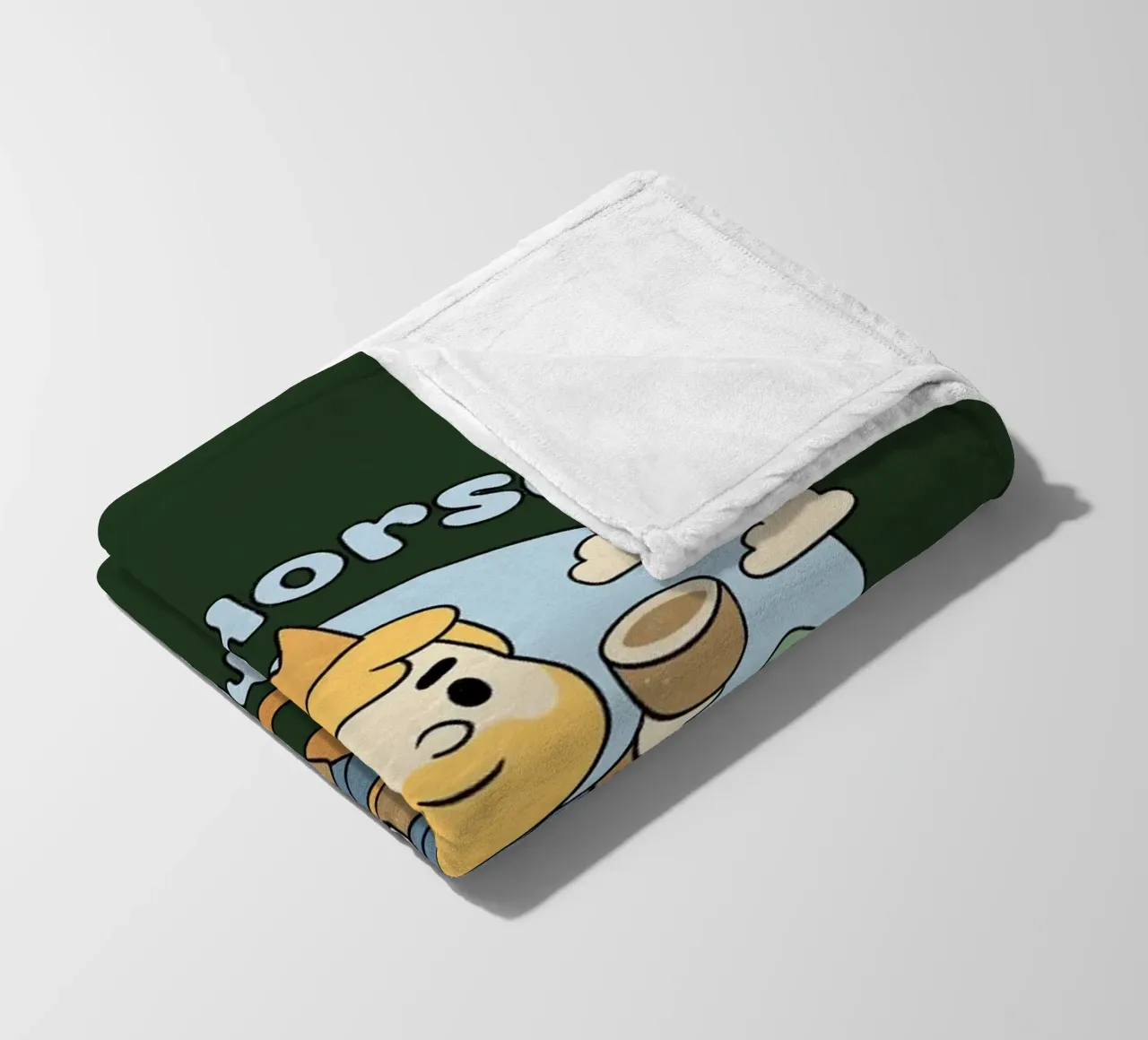 Nessun cavallo, nessun problema coperta in pile da Loobs