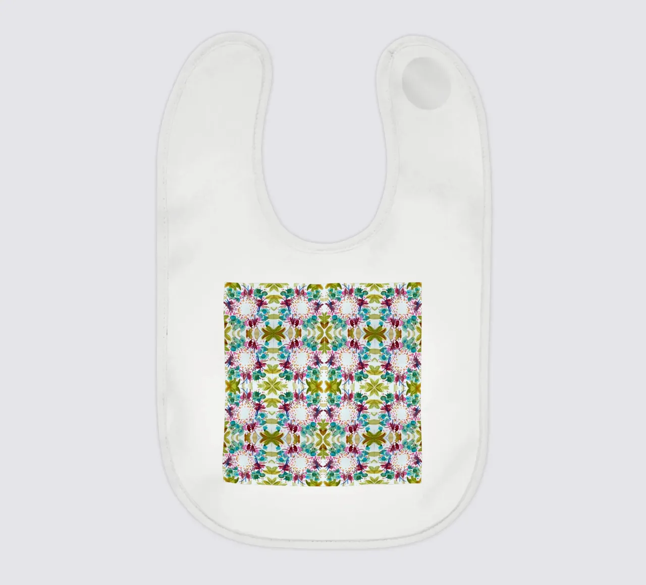 Muster Azulejos style grün 1 Kleeblatt bavaglino da Nica Colorie