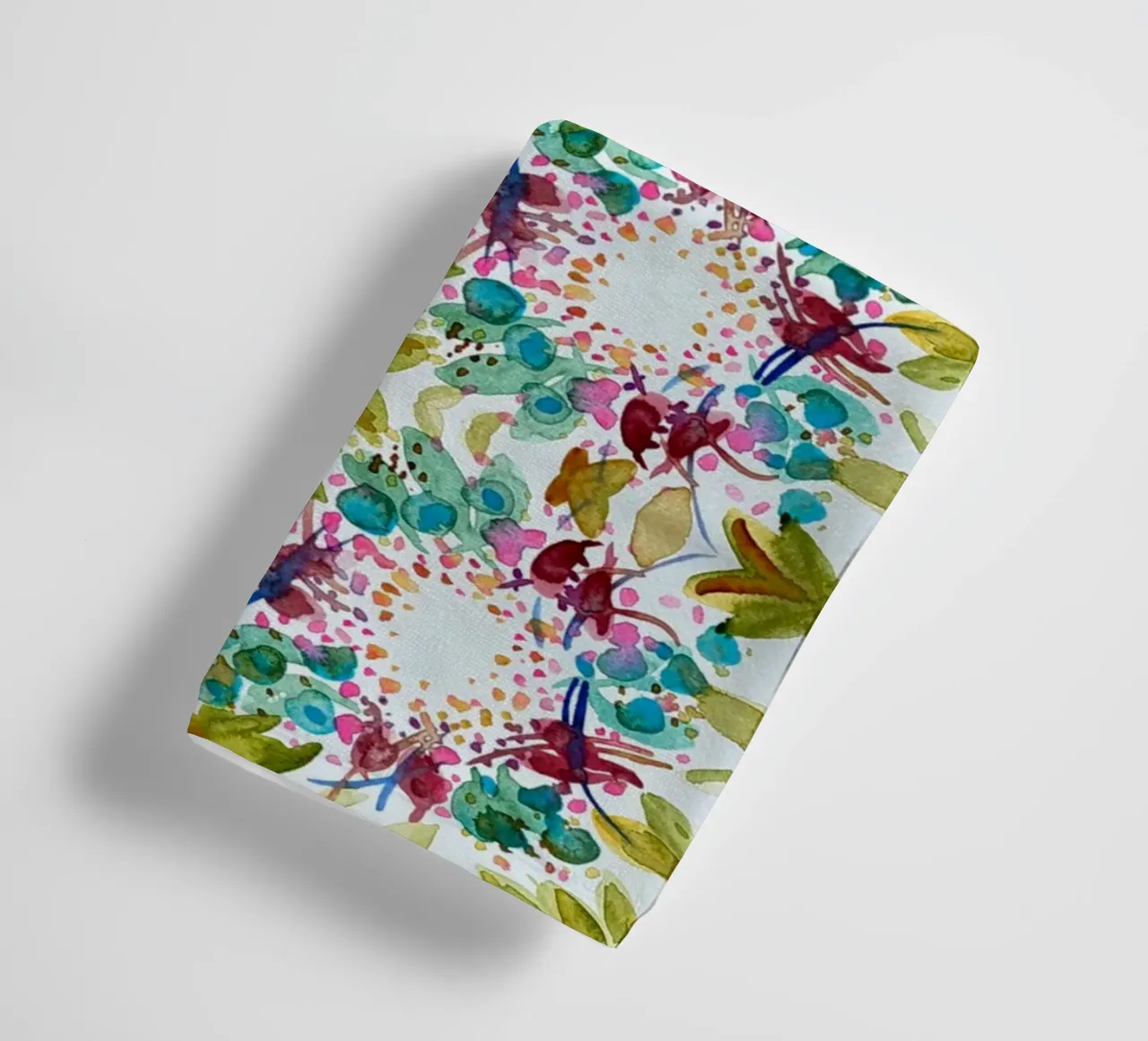 Muster Azulejos style grün 1 Kleeblatt asciugamano da bagno da Nica Colorie