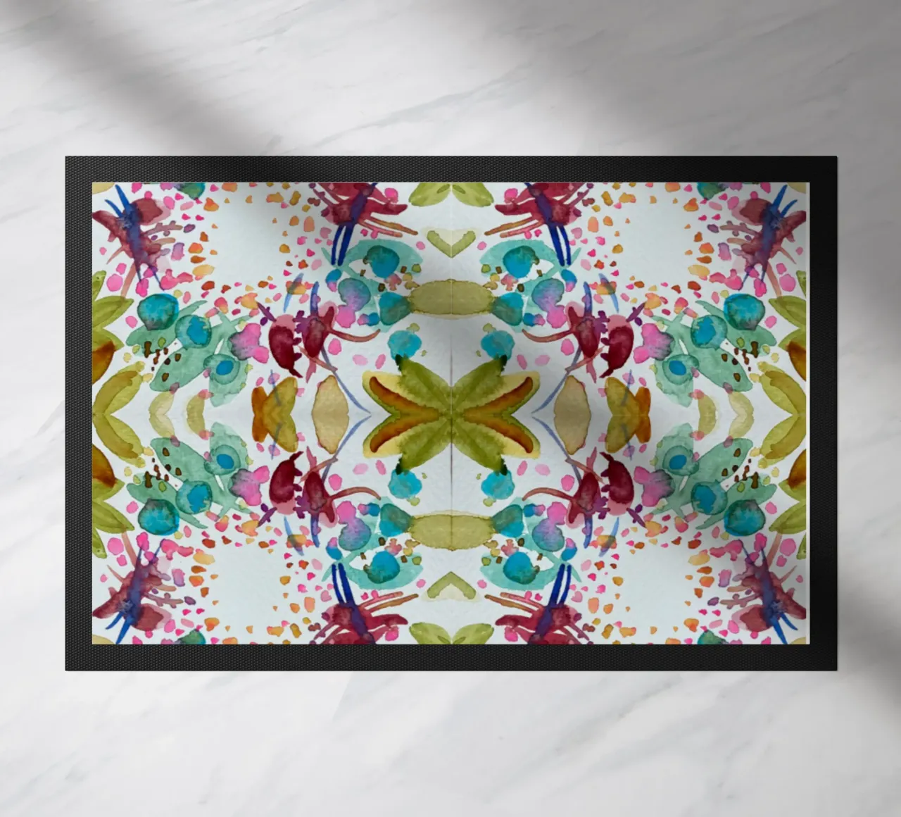 Muster Azulejos style grün 2 zerbino da Nica Colorie