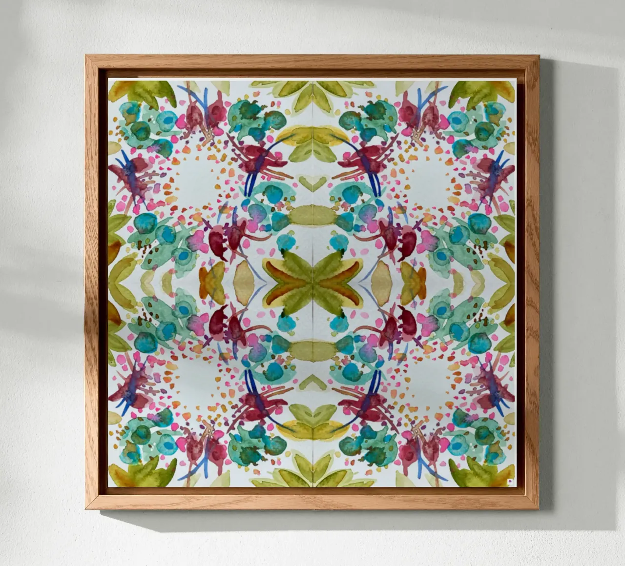 Muster Azulejos style grün 2 alluminio dibond da Nica Colorie