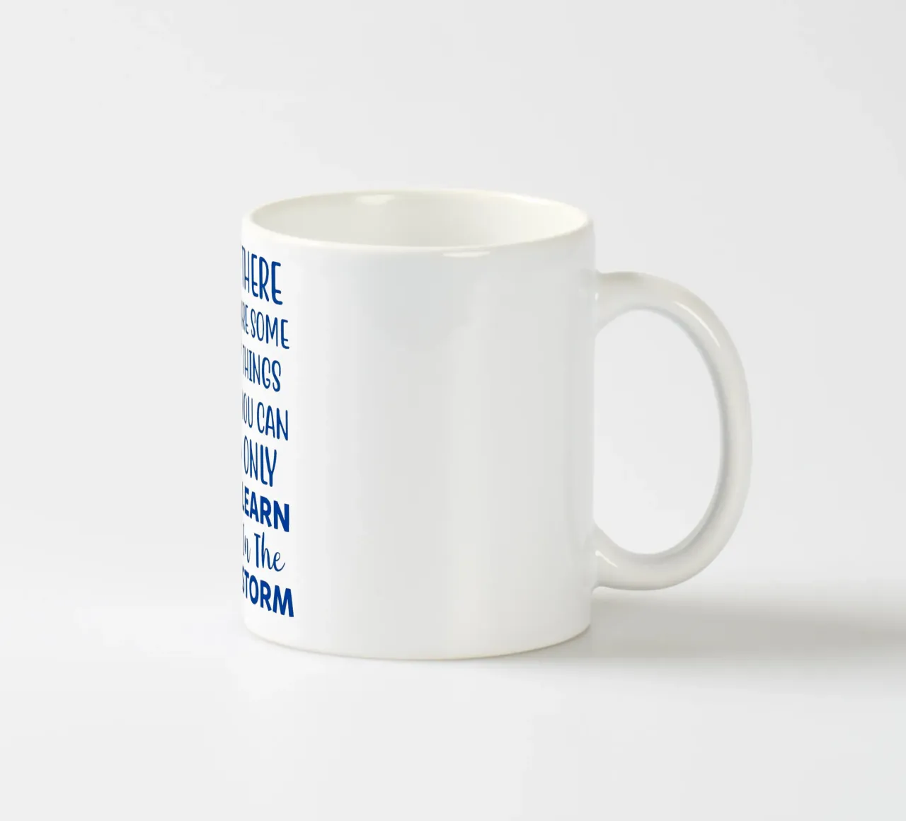 There are some things you can only learn in the storm ceramic mug by Whiskers & Ink Kreations