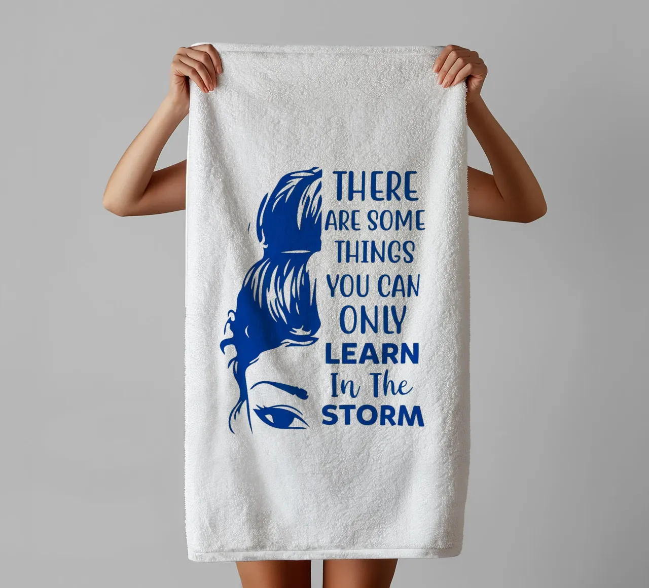 There are some things you can only learn in the storm towel by Whiskers & Ink Kreations