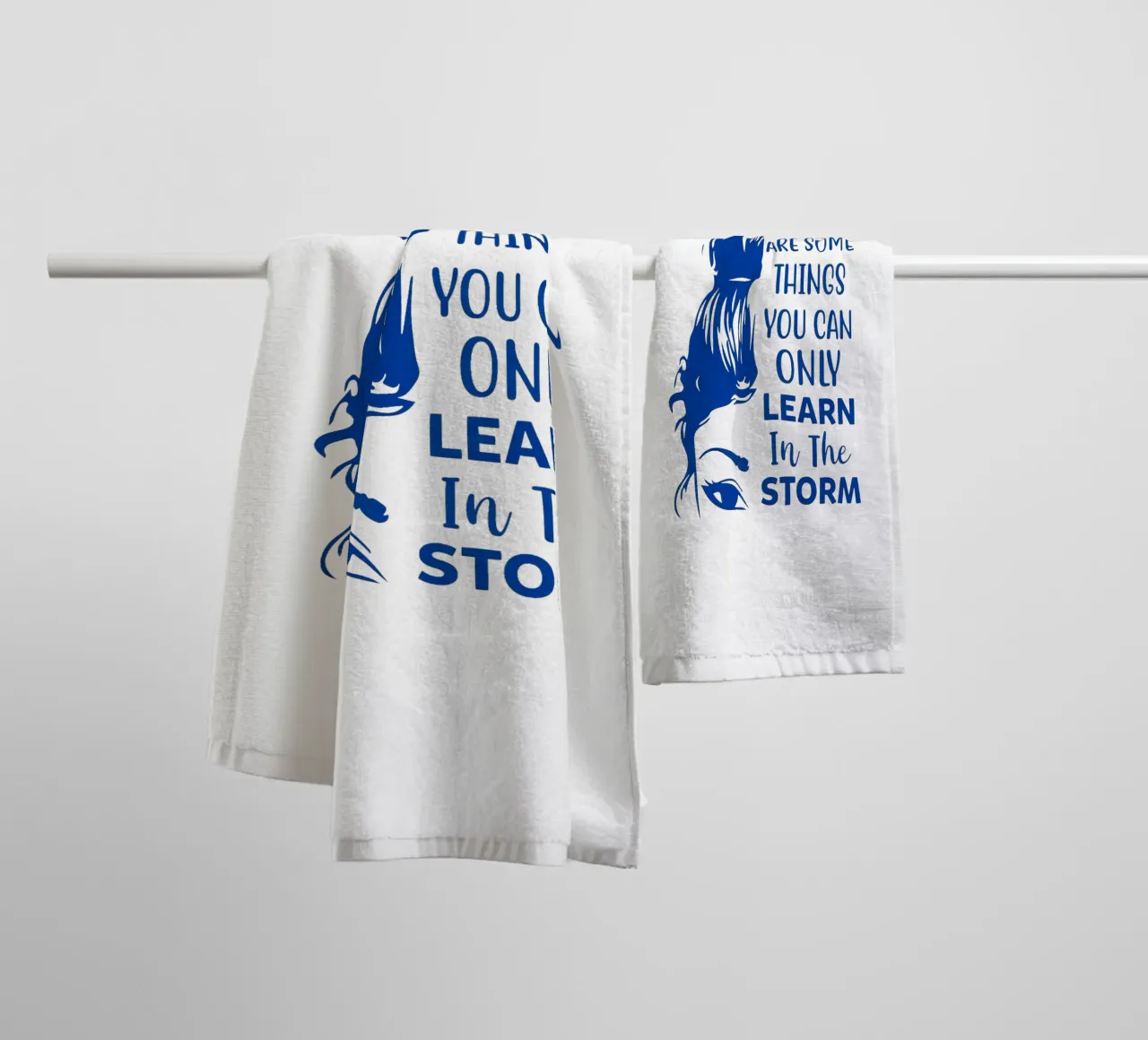 There are some things you can only learn in the storm towel by Whiskers & Ink Kreations