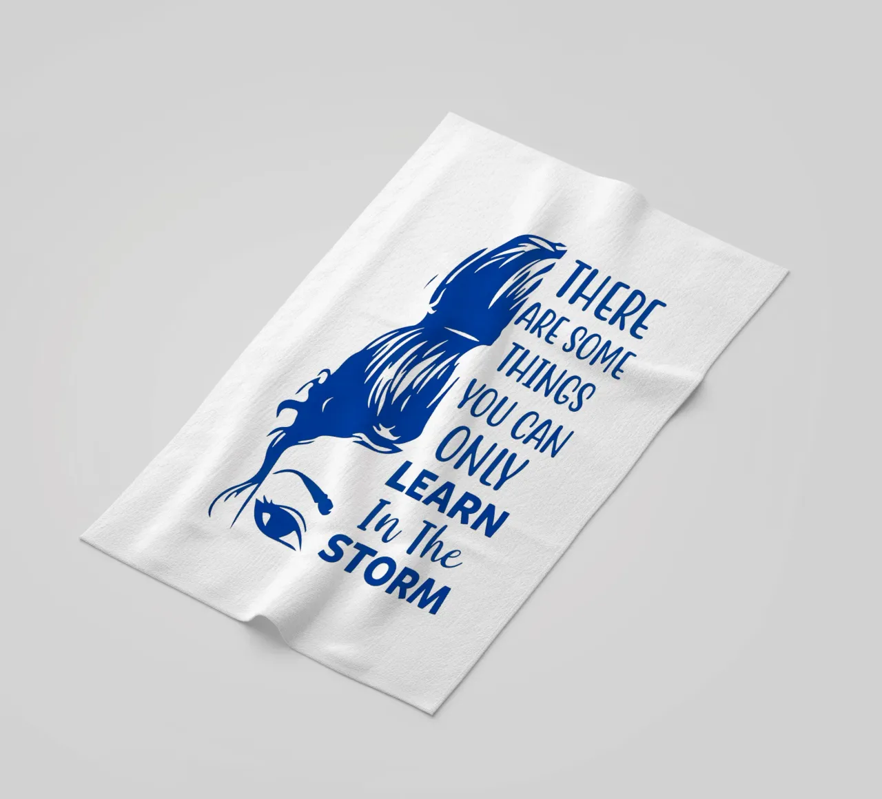 There are some things you can only learn in the storm beach towel by Whiskers & Ink Kreations