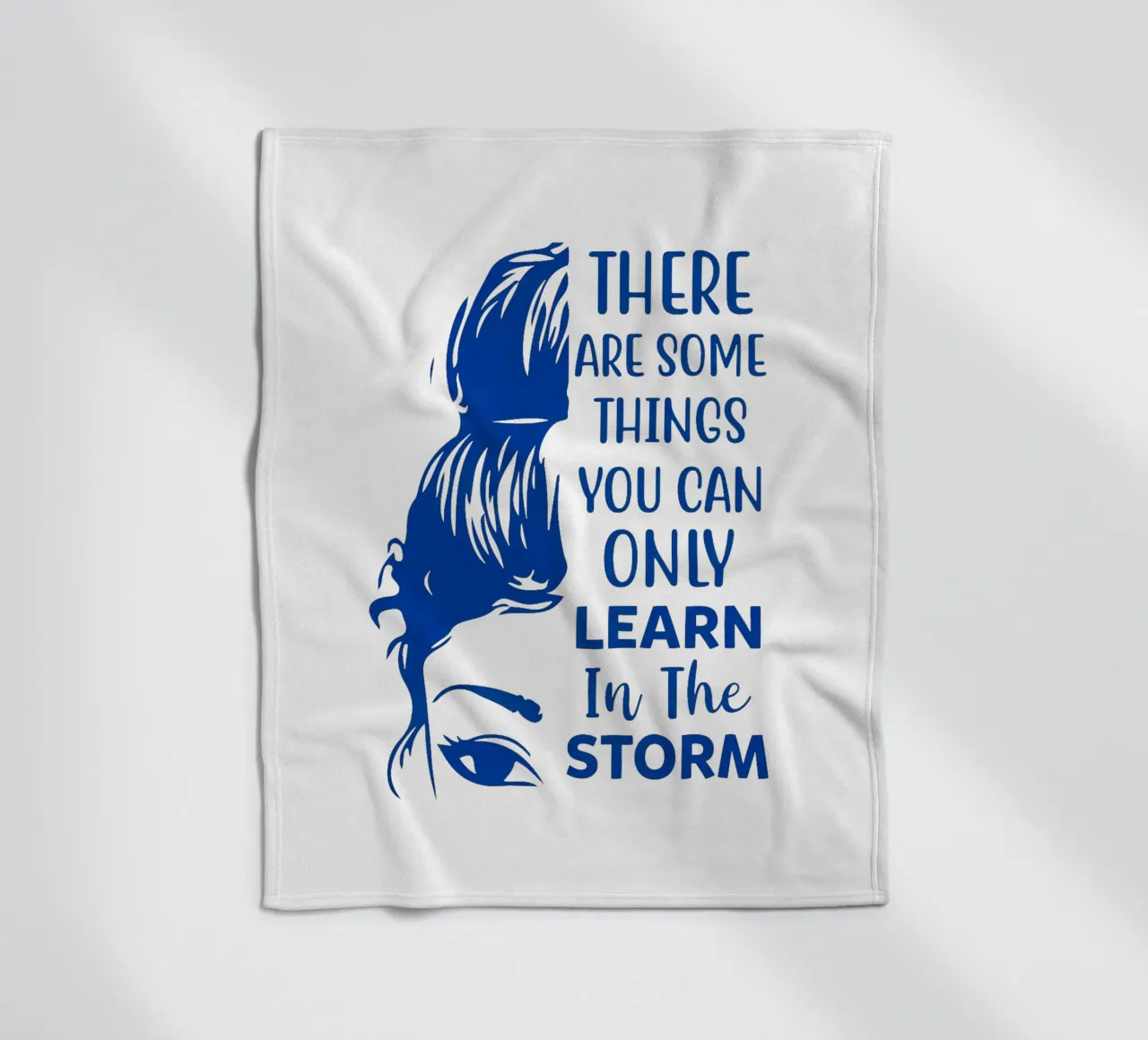 There are some things you can only learn in the storm fleece blanket by Whiskers & Ink Kreations