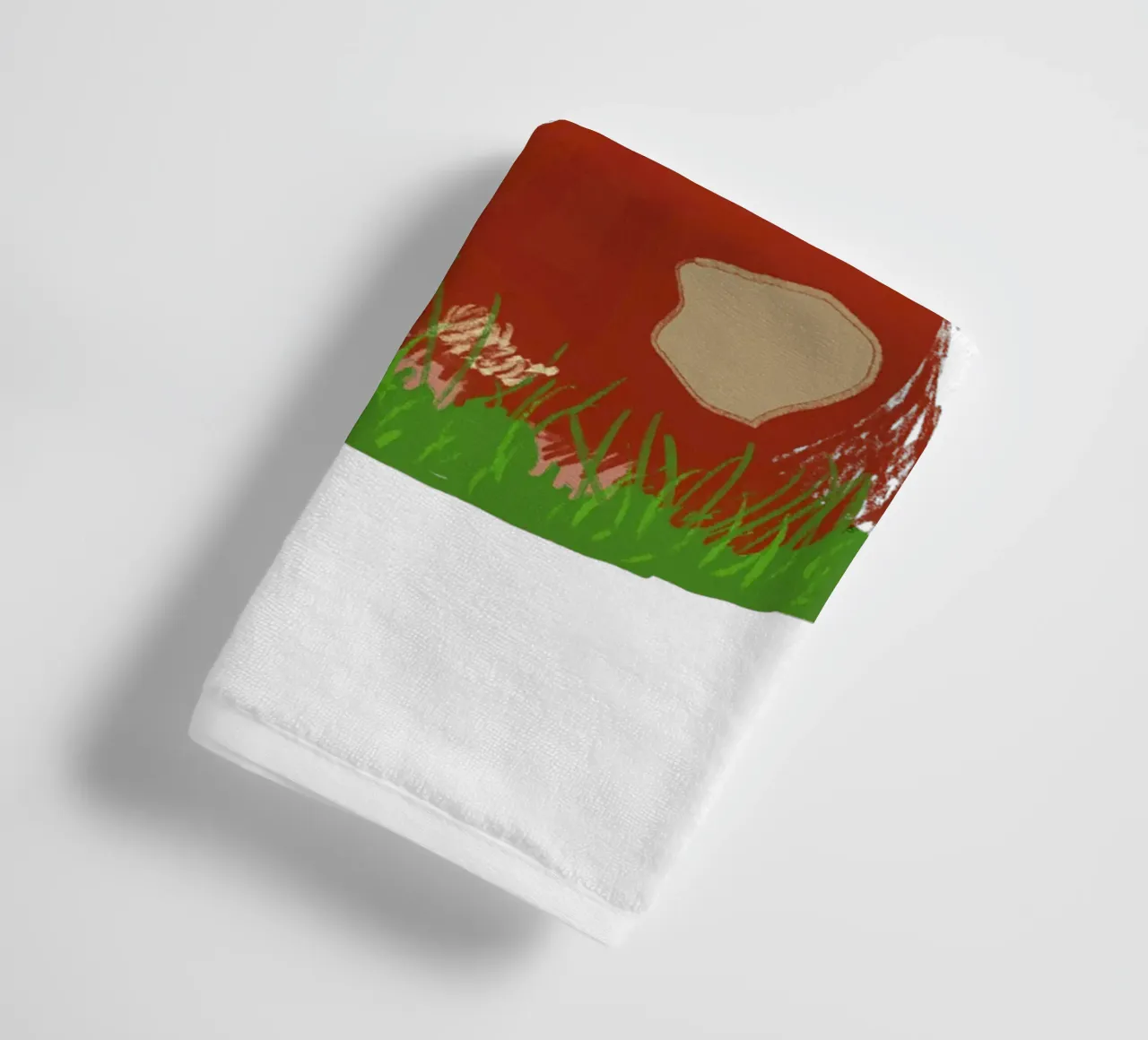 Favourite animal guinea pig small and cute towel by Nica Colorie