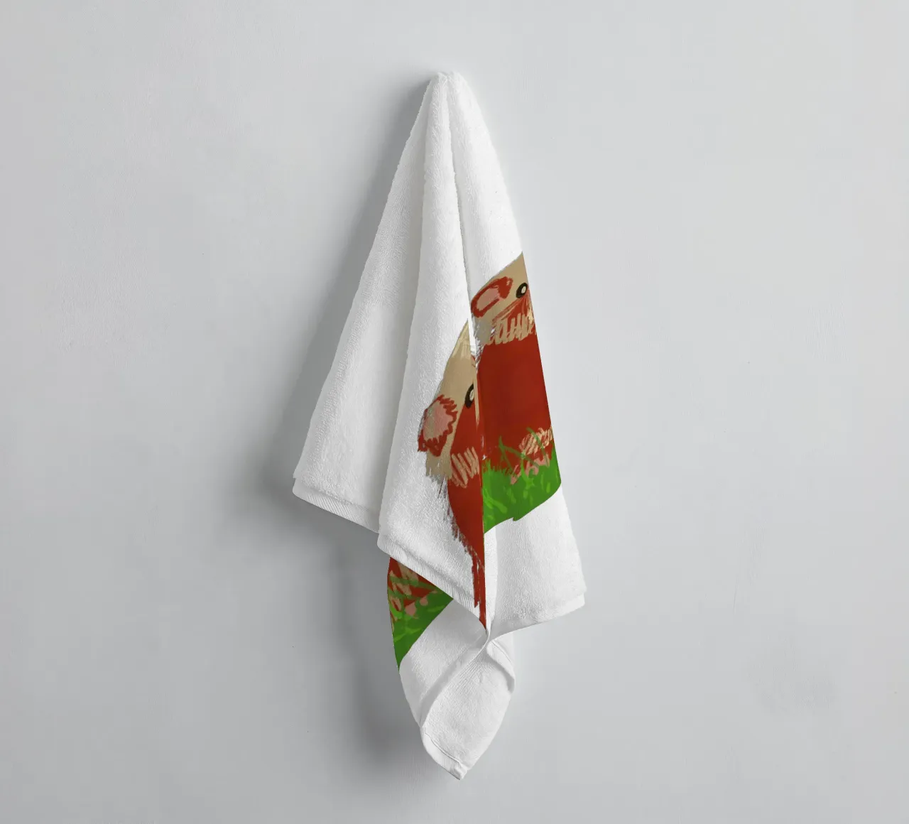 Favourite animal guinea pig small and cute towel by Nica Colorie