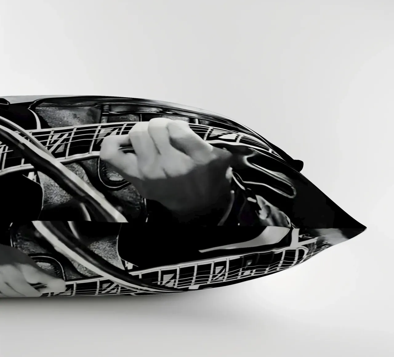 "Elvis Presley cuscino da Low poly art