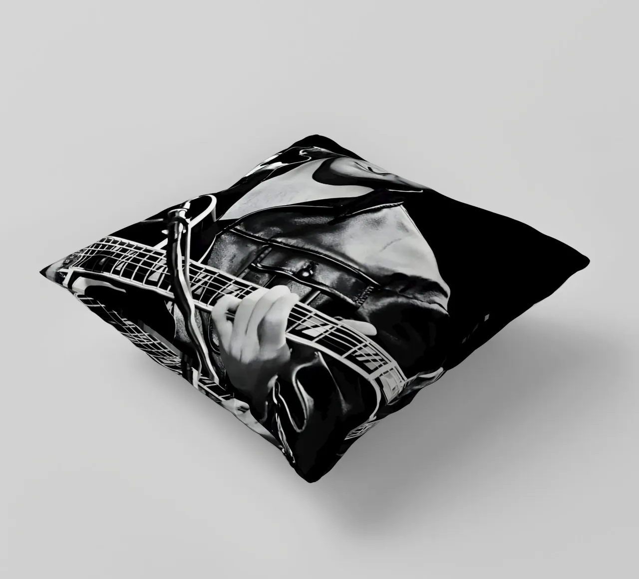"Elvis Presley cuscino da Low poly art