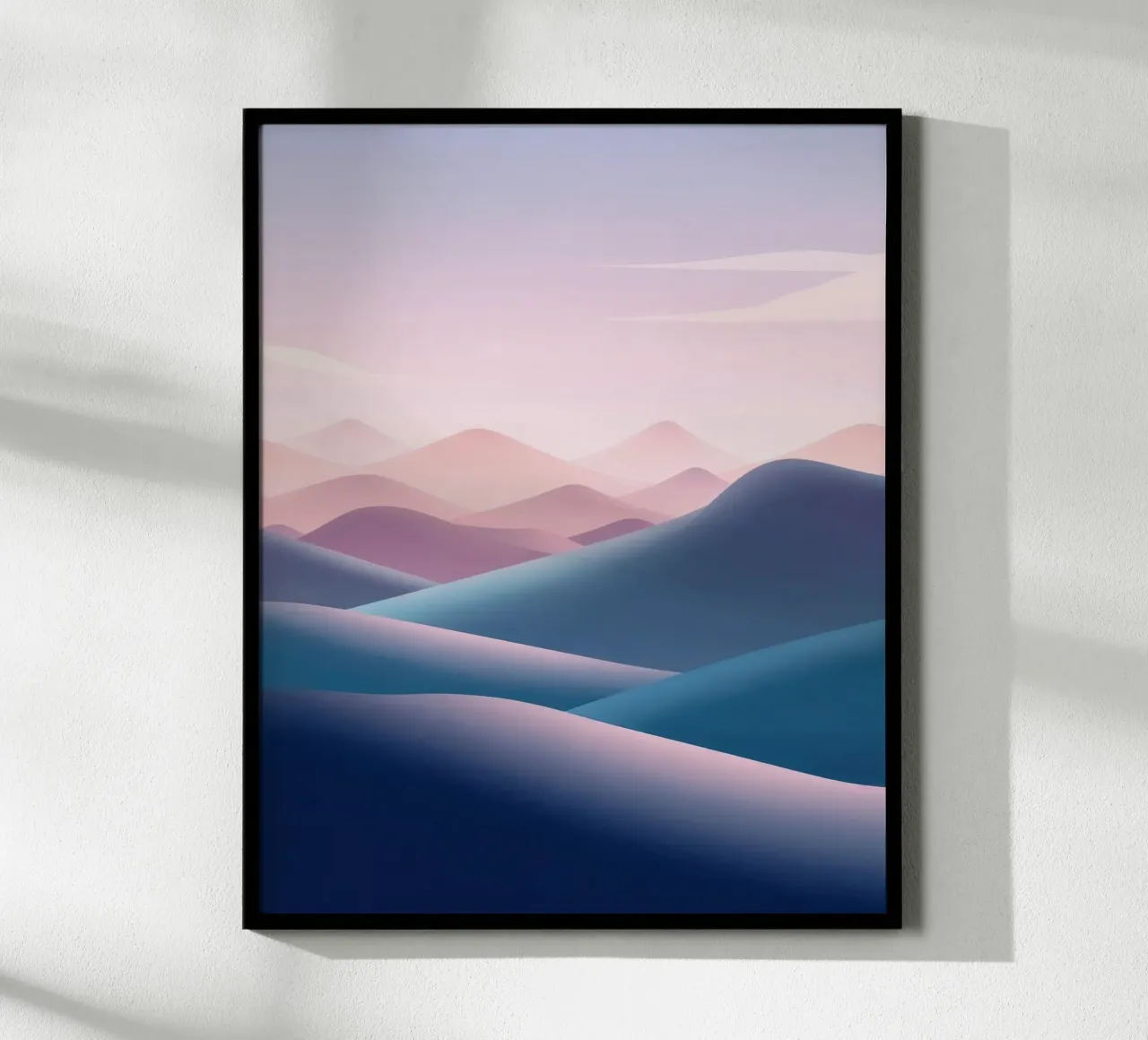 Paesaggio sognante, colori pastello, pianura poster da RB-Digital-Paintings