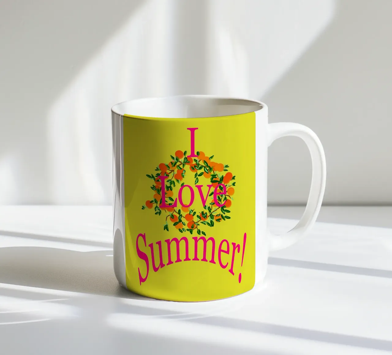 I Love Summer tazza in ceramica da Nica Colorie