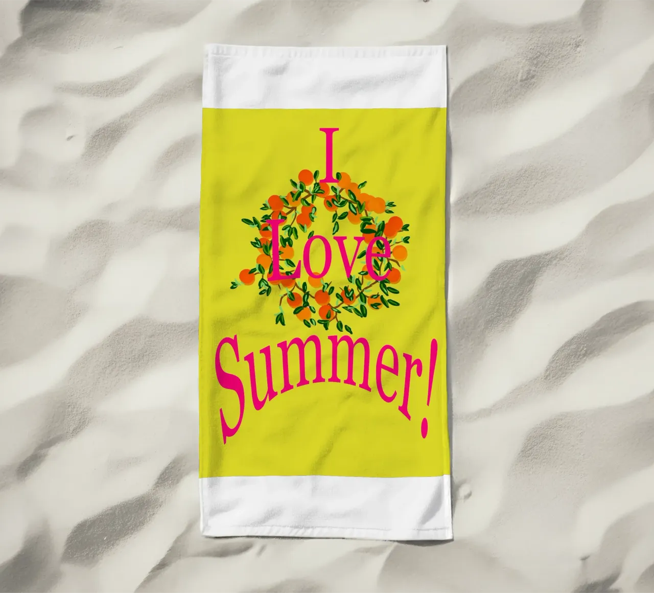 I Love Summer telo mare da Nica Colorie