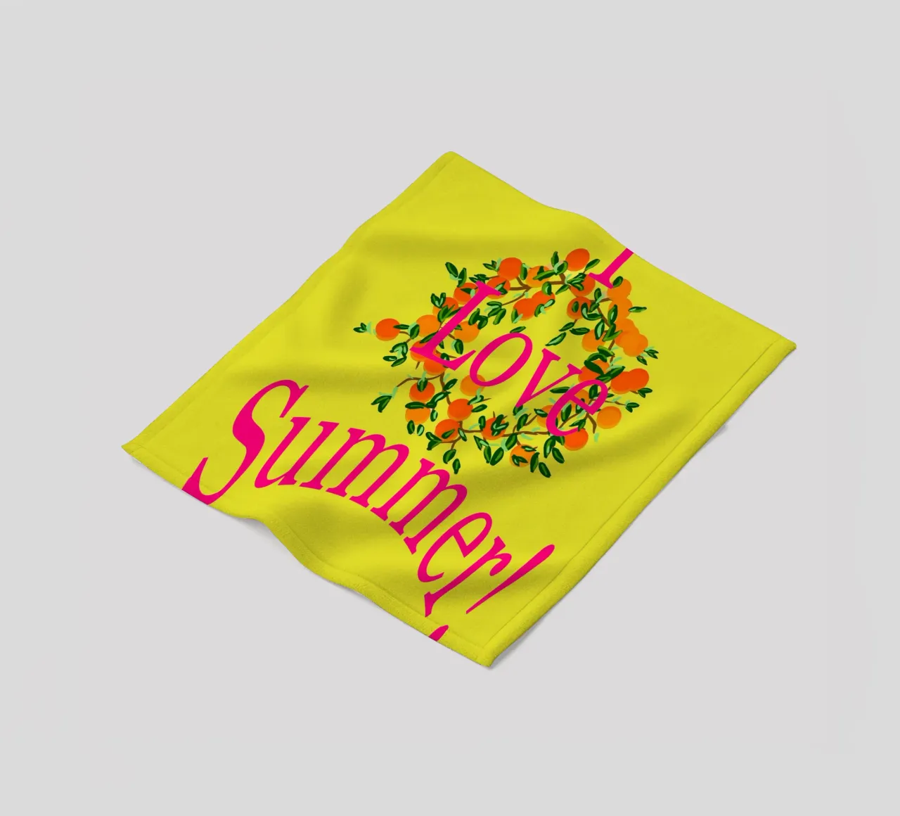 I Love Summer coperta in pile da Nica Colorie