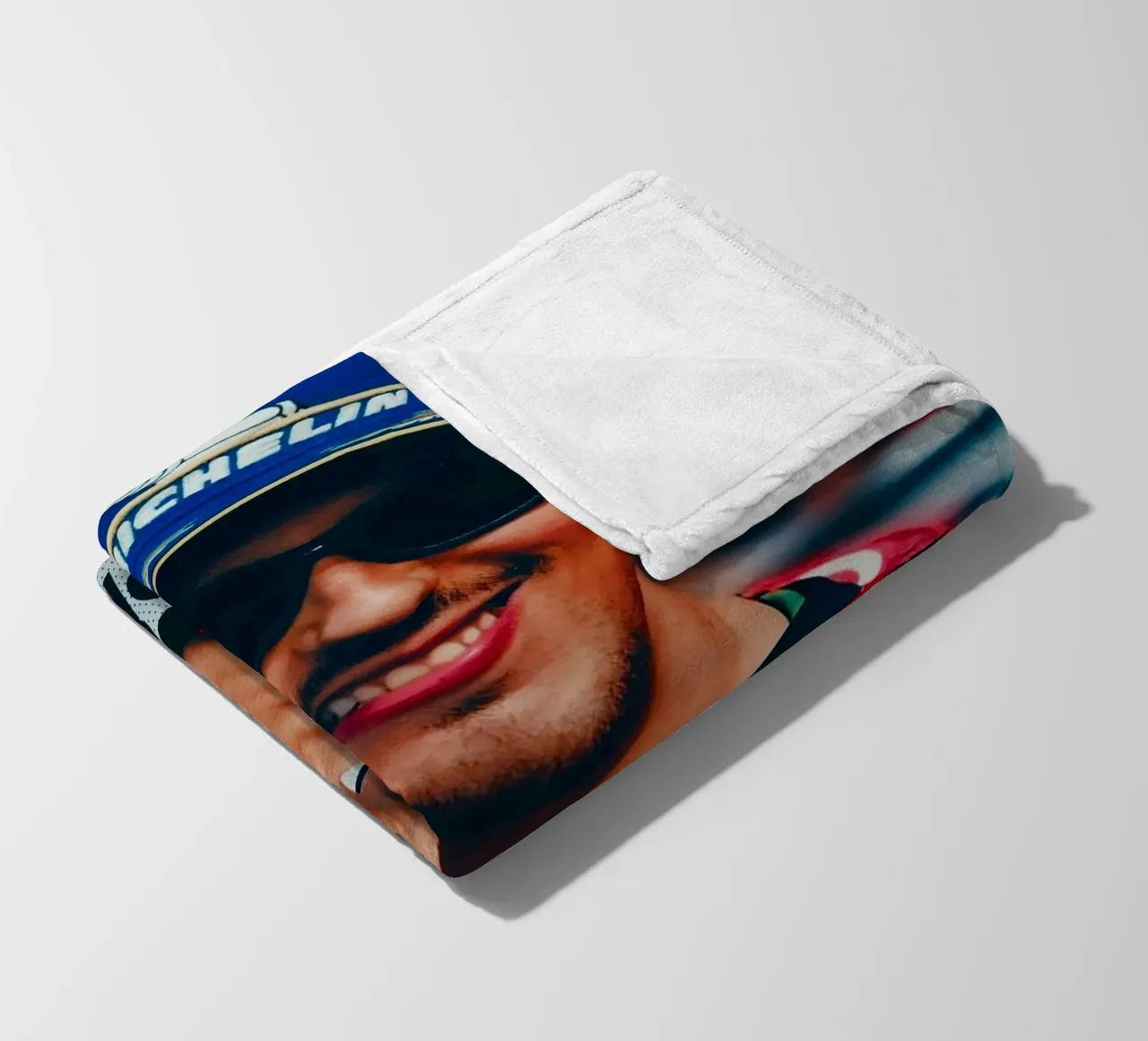 Jorge Lorenzo coperta in pile da Low poly art