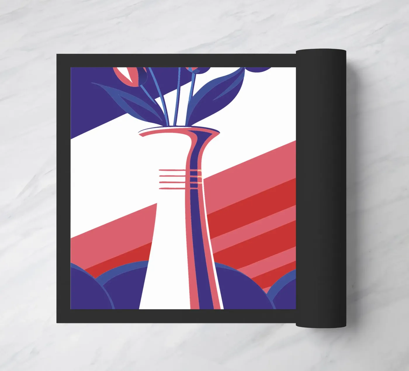 Tulipano e rosa zerbino da STORE PRESENCE