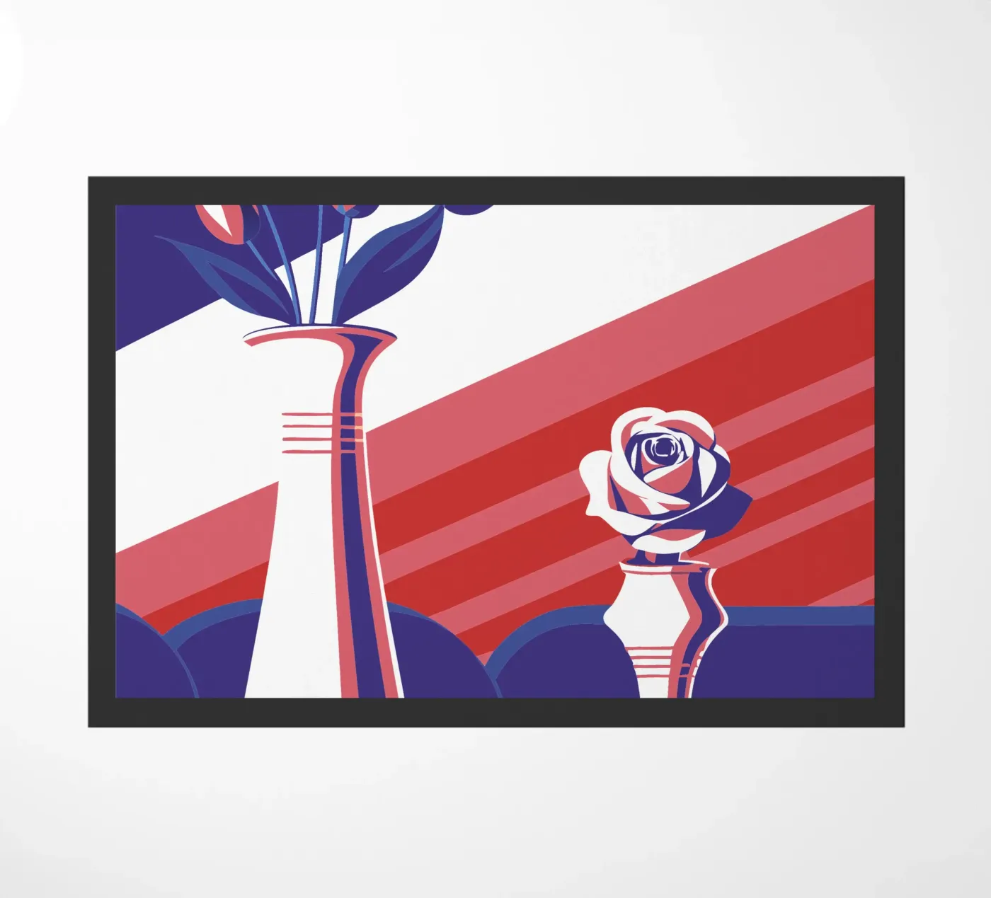 Tulipano e rosa zerbino da STORE PRESENCE