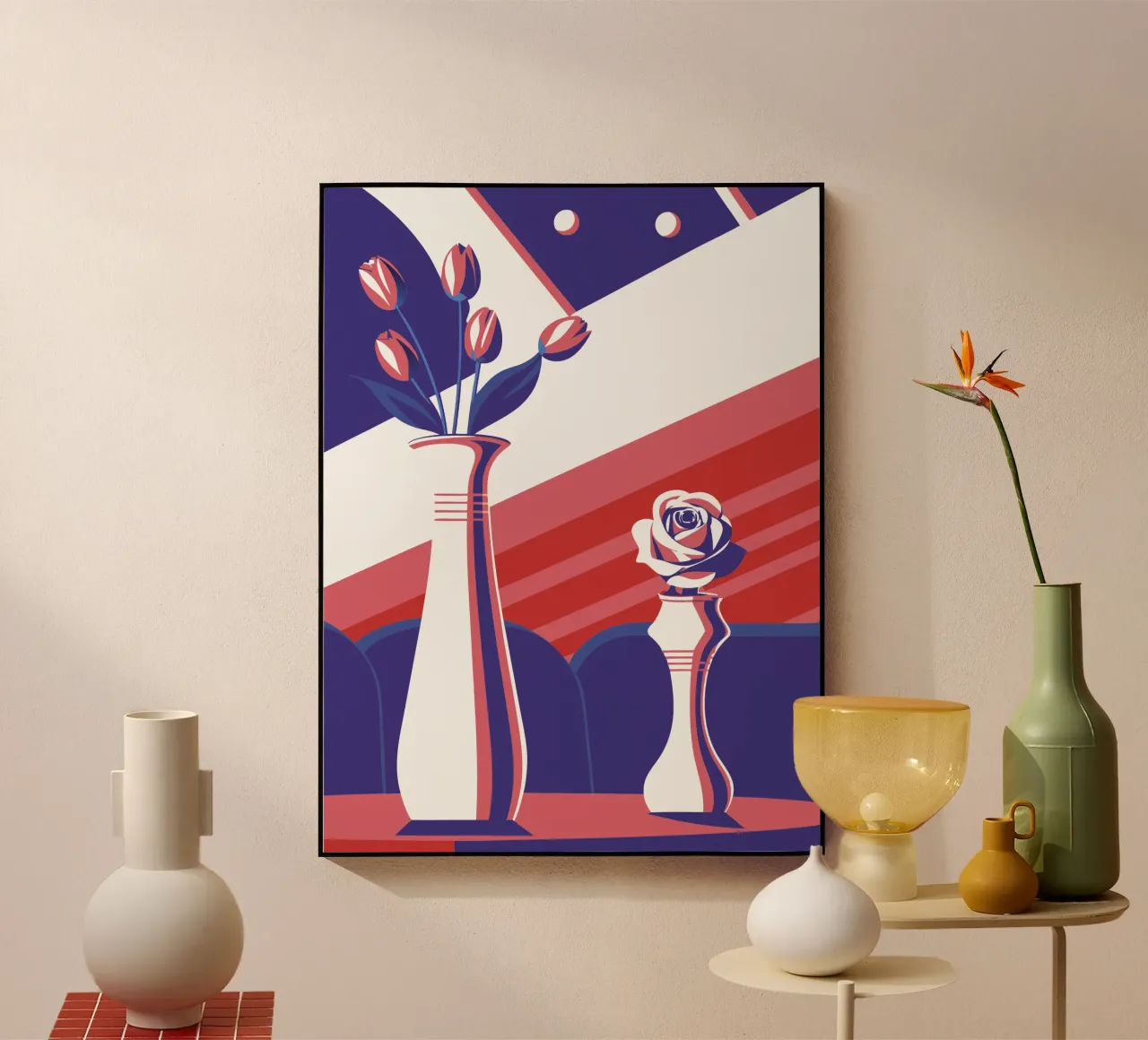 Tulipano e rosa plexiglass da STORE PRESENCE