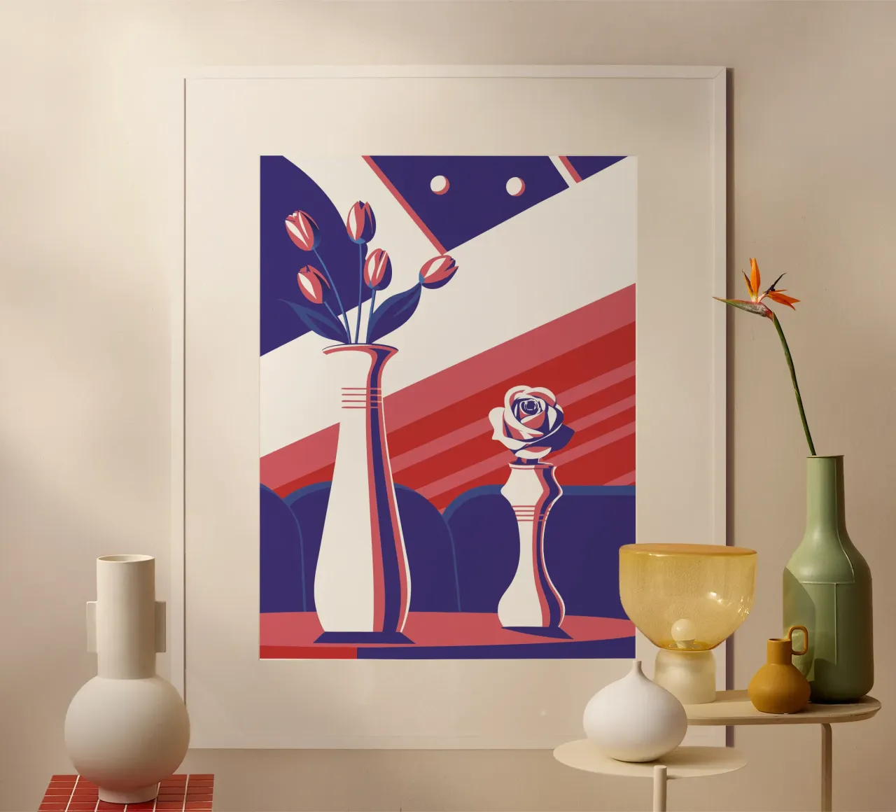 Tulipano e rosa poster da STORE PRESENCE