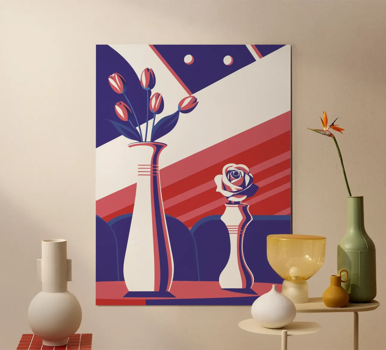 Tulipano e rosa poster da STORE PRESENCE