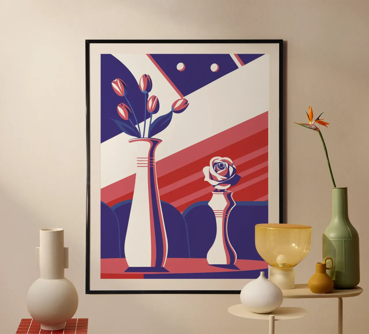 Tulipano e rosa poster da STORE PRESENCE