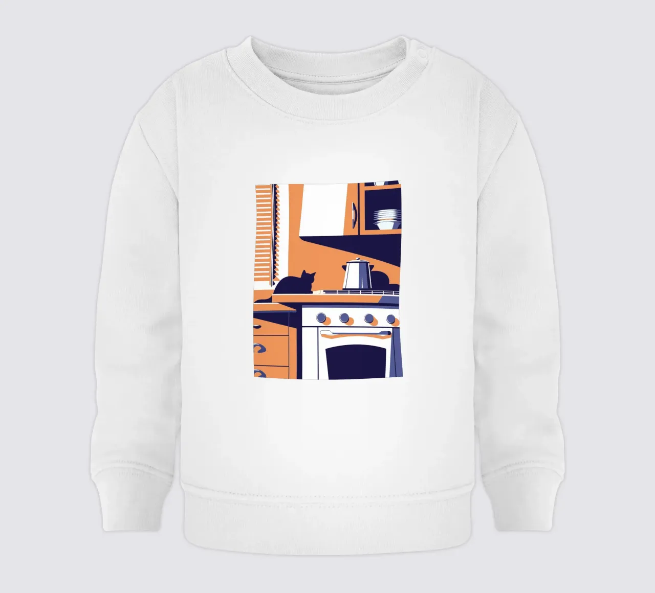 Gatto in cucina felpa neonato da STORE PRESENCE