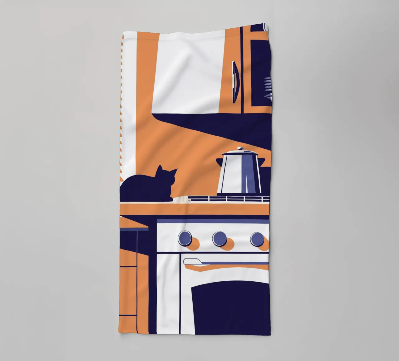 Gatto in cucina asciugamano da bagno da STORE PRESENCE
