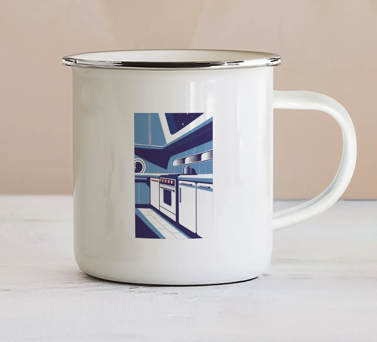 Cucina tazza in smalto da STORE PRESENCE