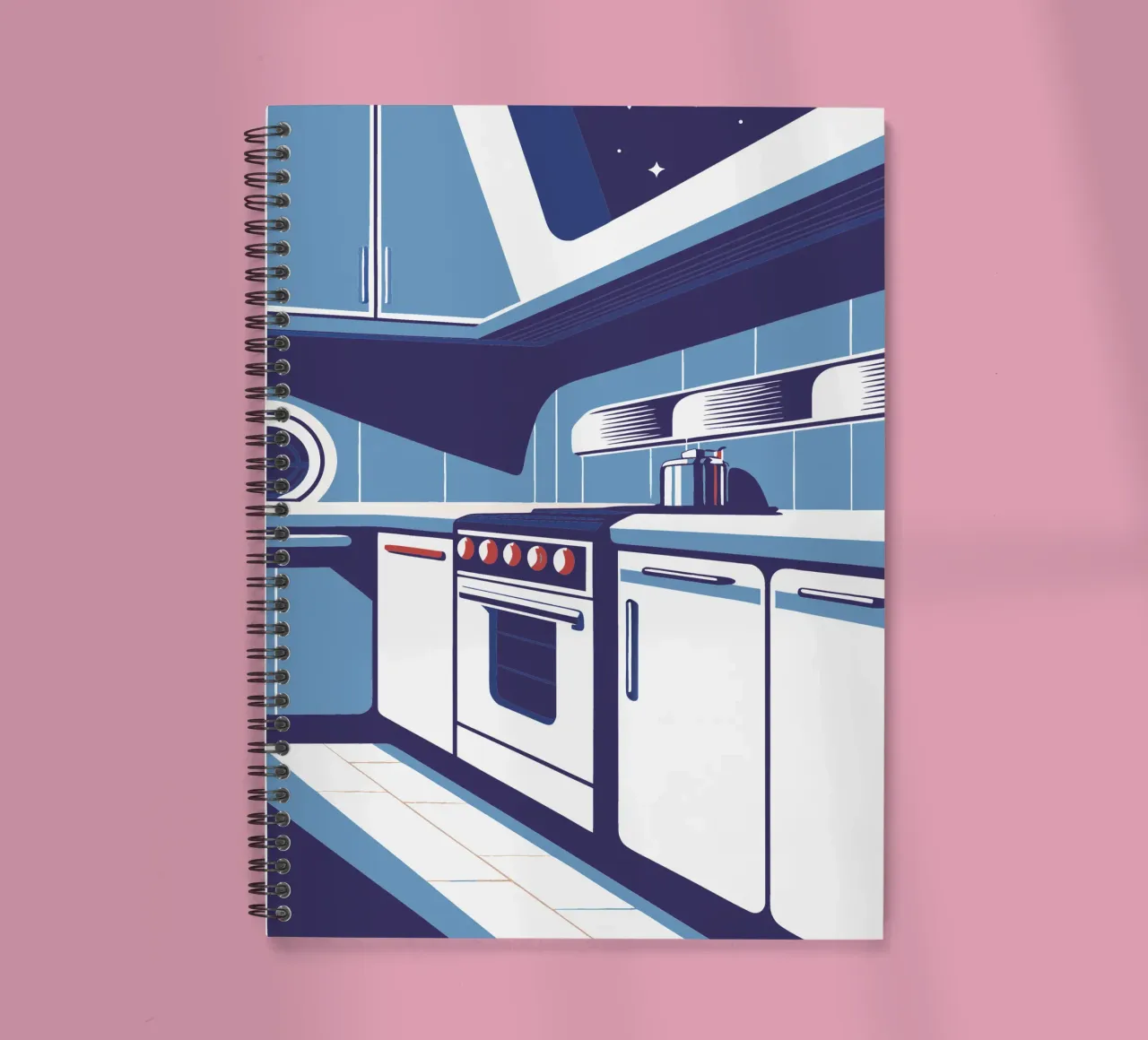 Kitchen Room spiral notebook by STORE PRESENCE