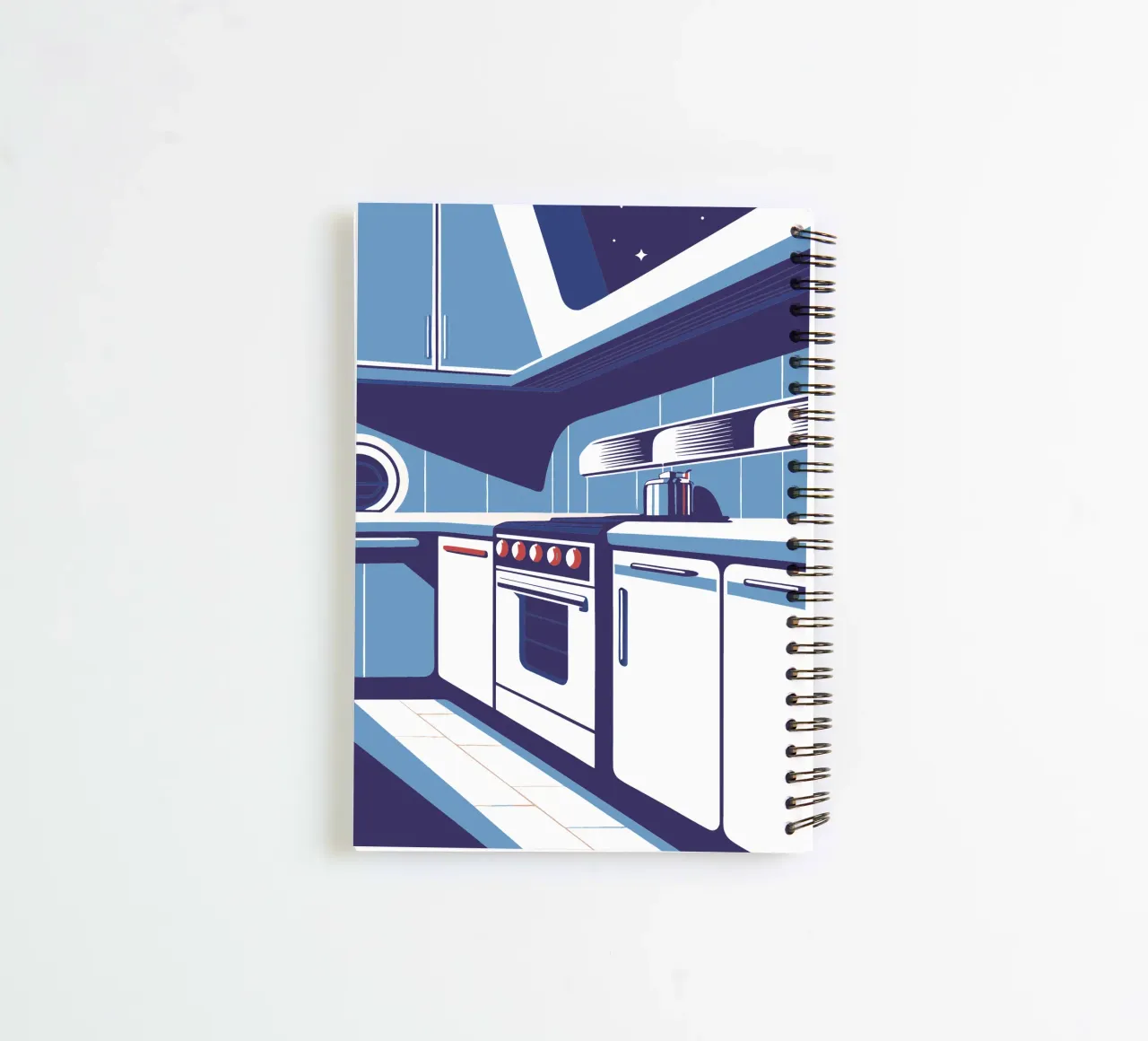 Kitchen Room spiral notebook by STORE PRESENCE
