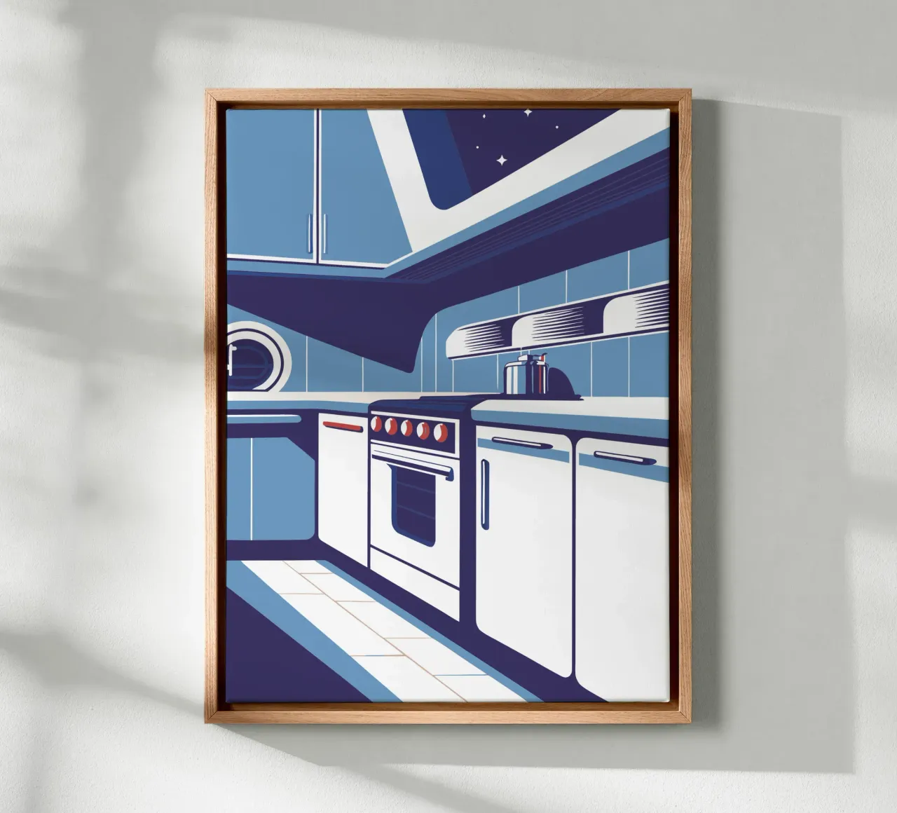 Keuken canvas met Baklijst van STORE PRESENCE