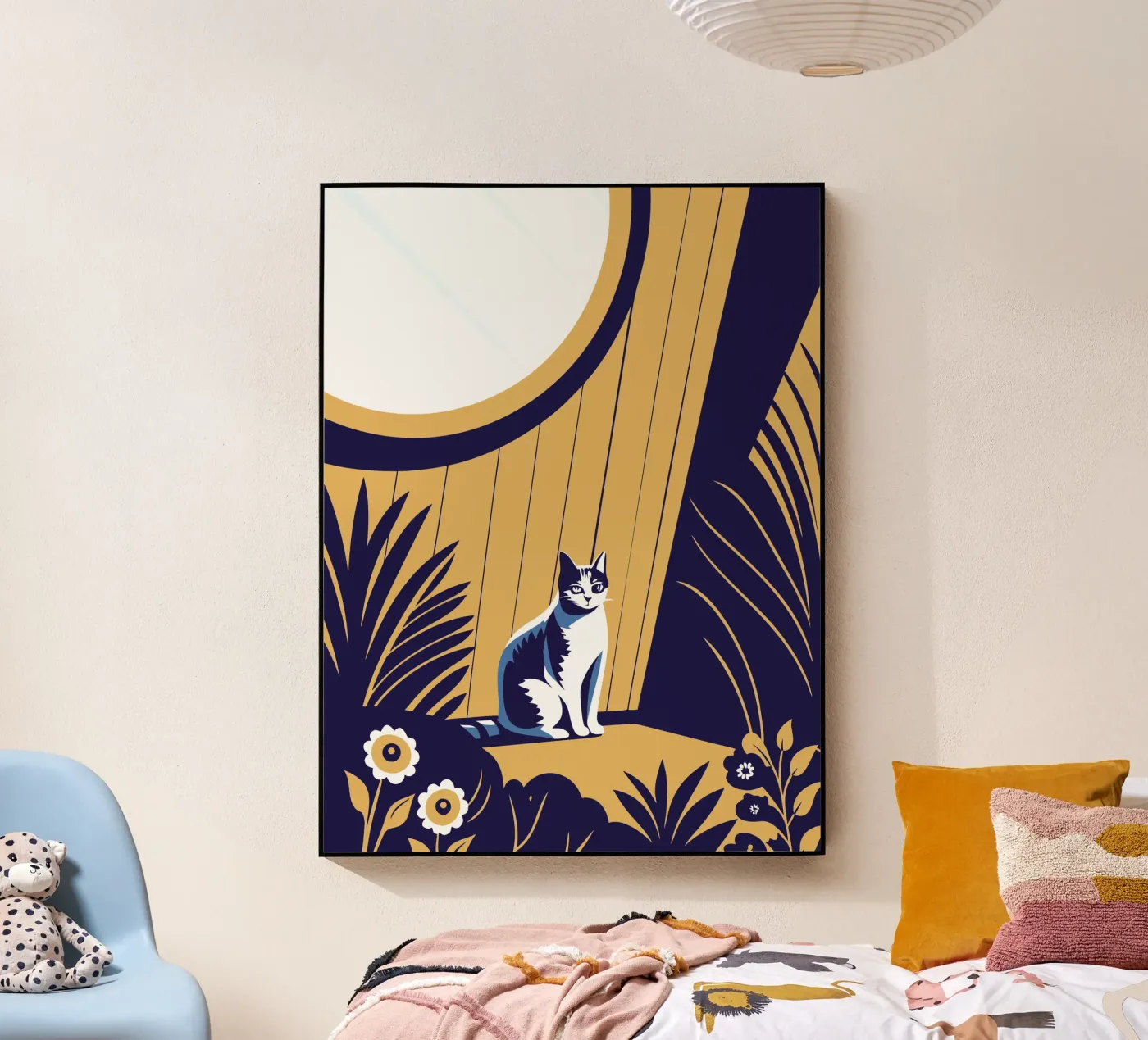 Cat and Flower Acryl-Glas von STORE PRESENCE