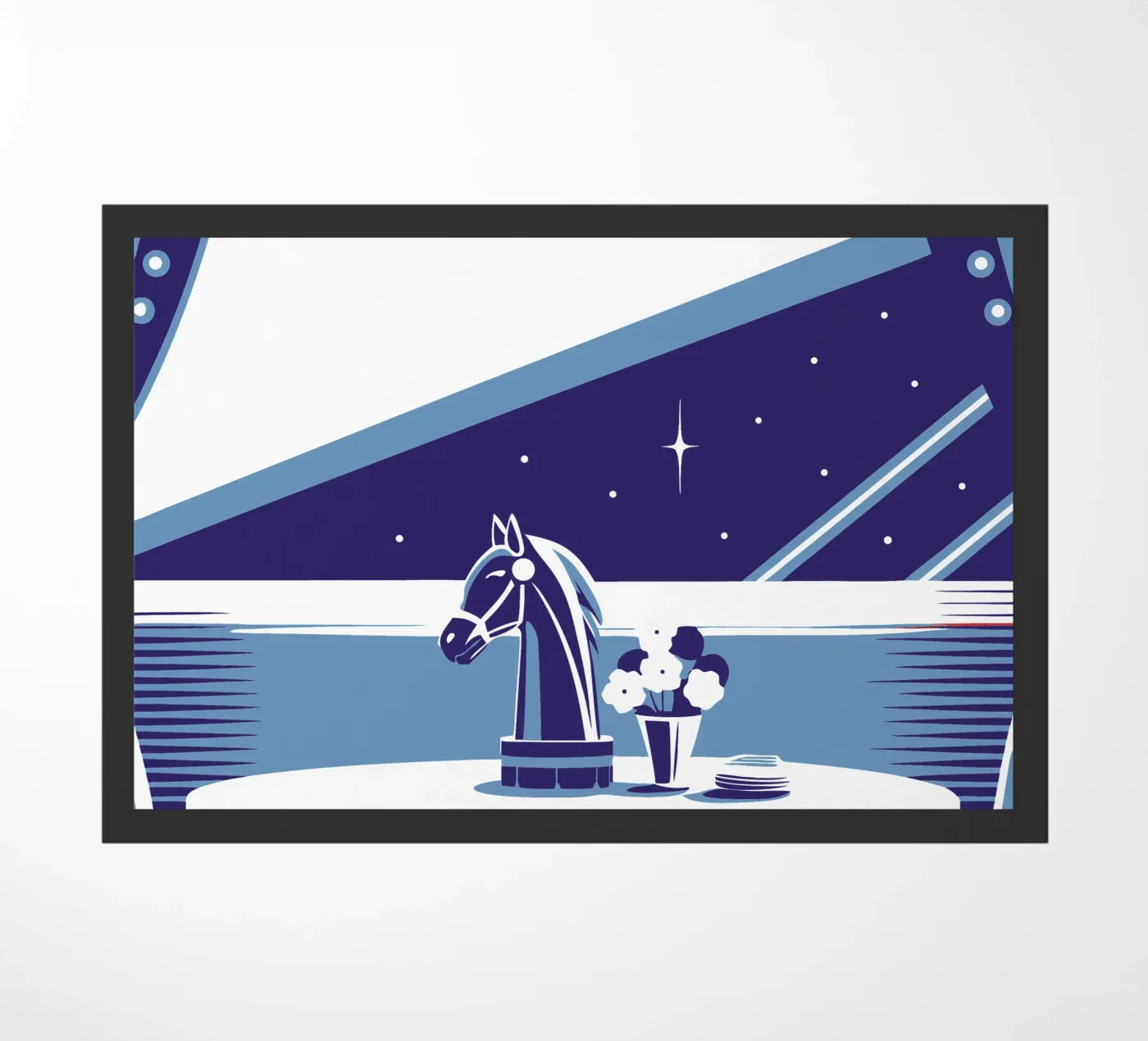 Dining Table doormat by STORE PRESENCE