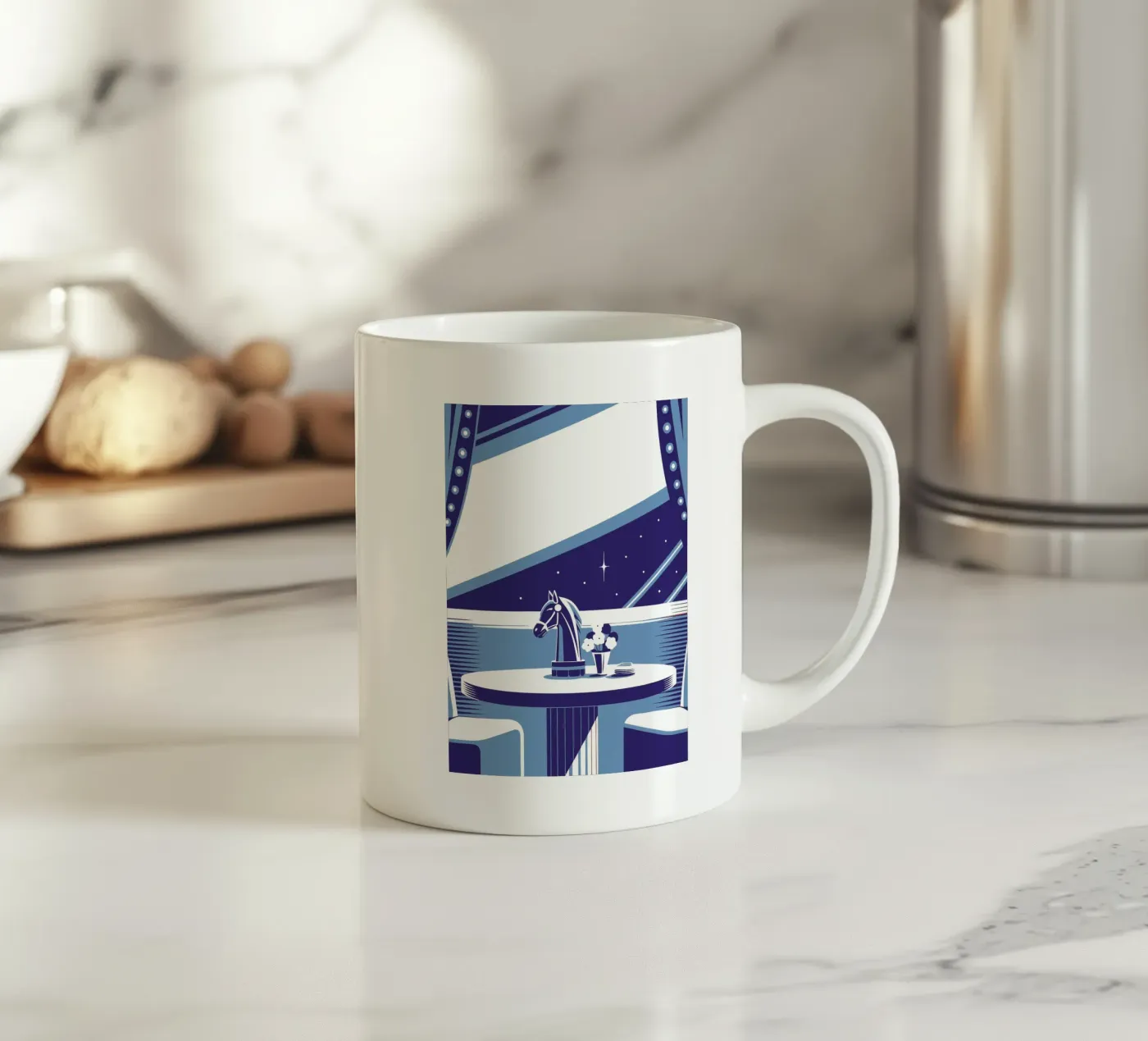 Dining Table ceramic mug by STORE PRESENCE