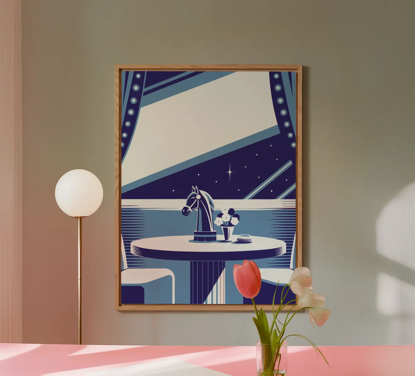 Tavolo da pranzo pannello forex da STORE PRESENCE