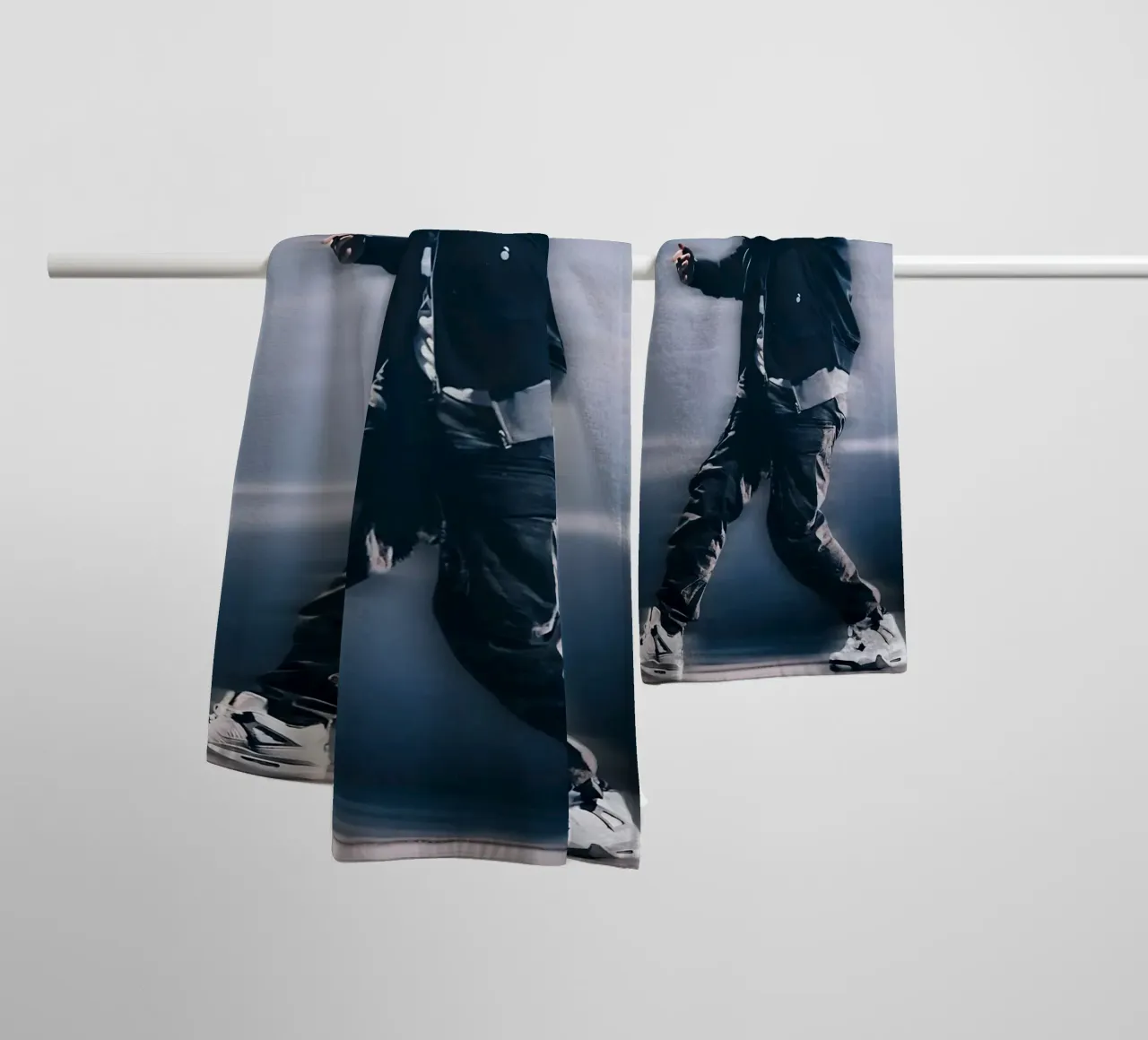 Eminem asciugamano da bagno da Low poly art