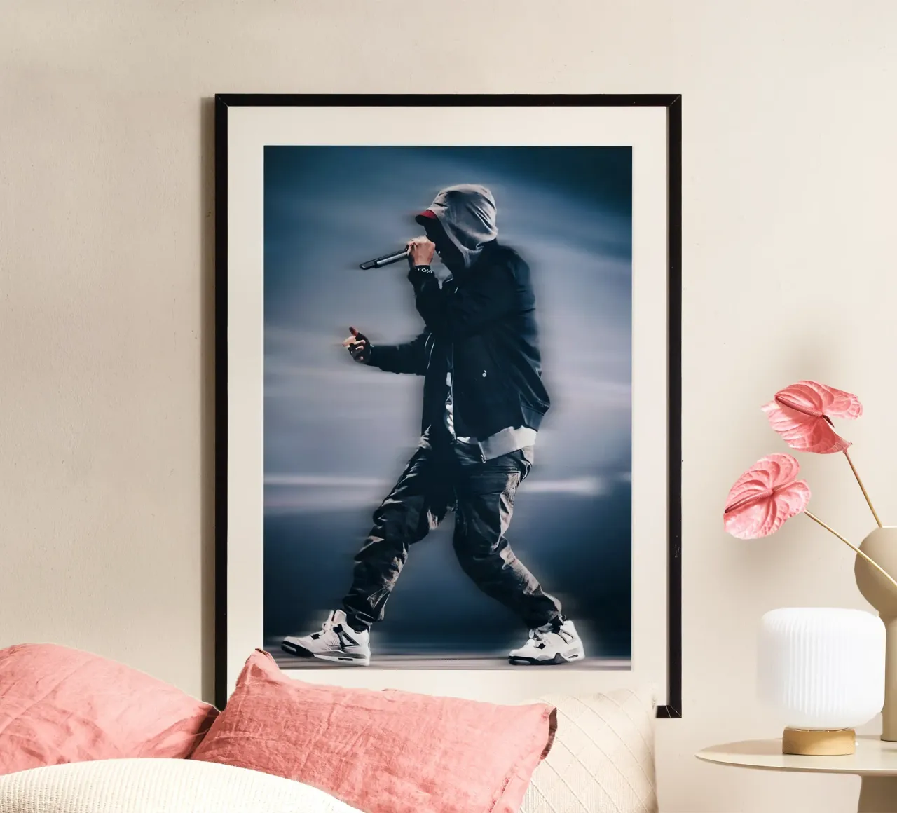 Eminem carta hahnemühle da Low poly art