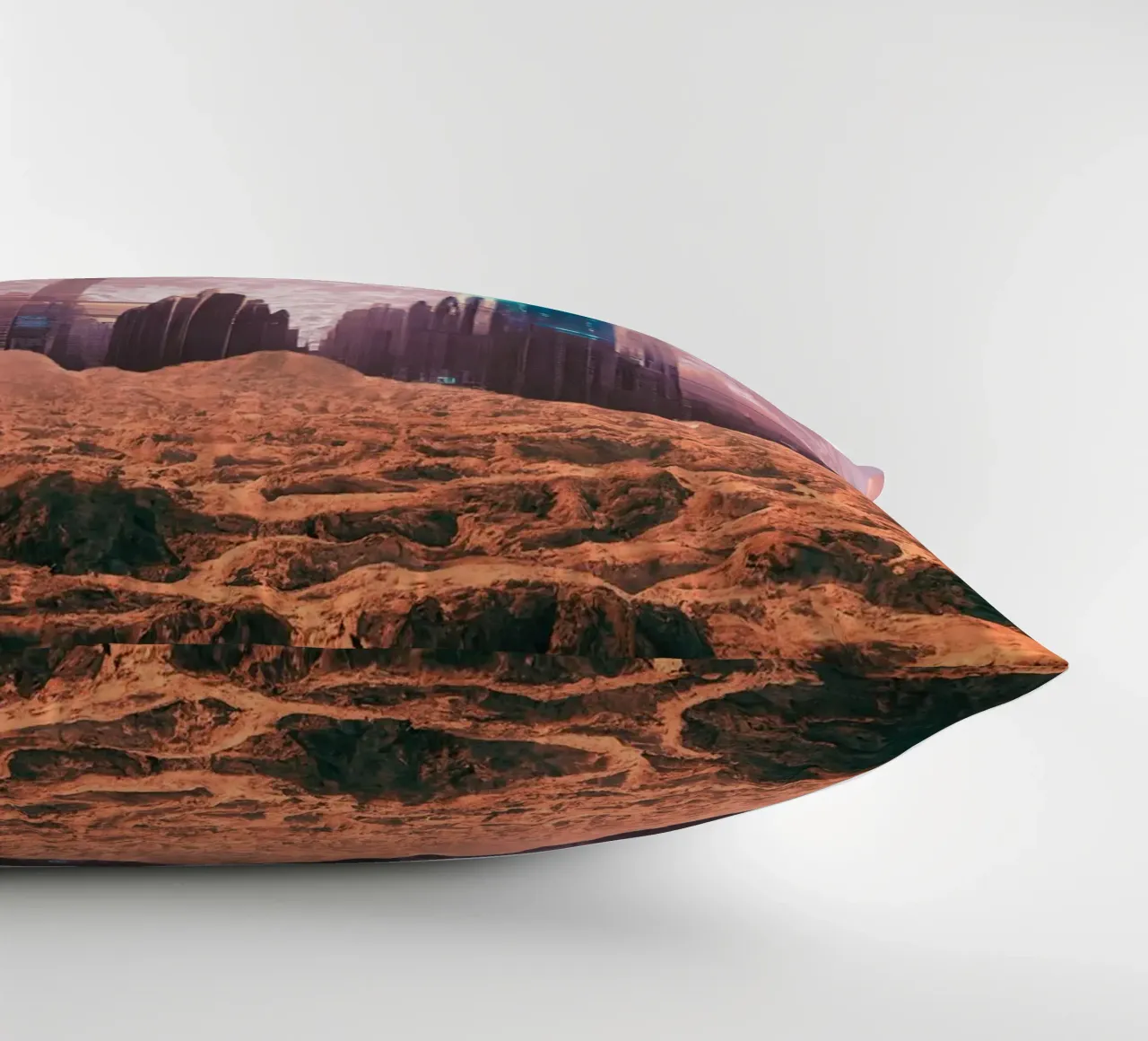città rosa futuristica cuscino da Berwies Artwork