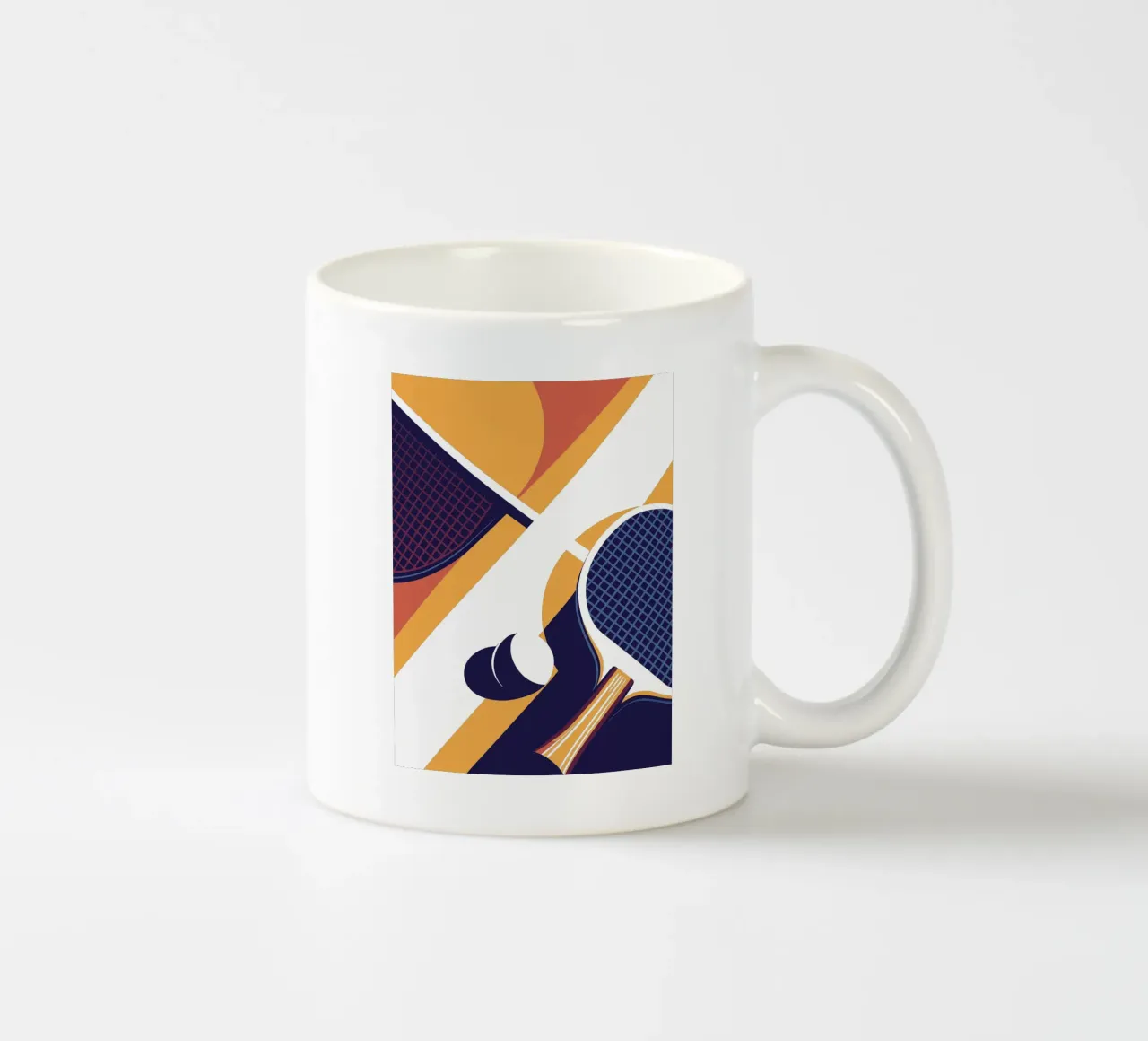 Table de tennis à deux paris mug en céramique de STORE PRESENCE