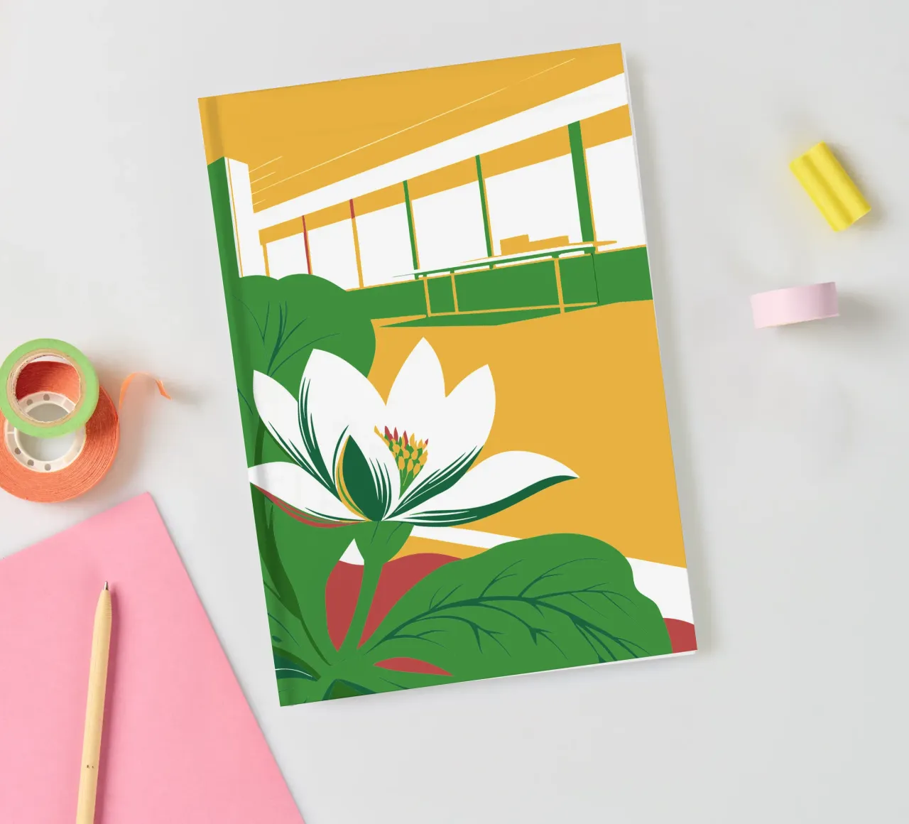 Jasmine Flower notebook by STORE PRESENCE
