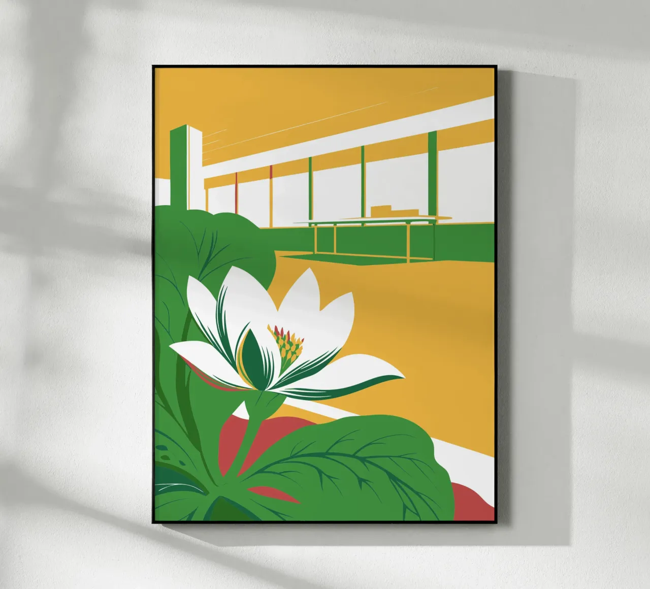 Flor de jazmín metacrilato de STORE PRESENCE
